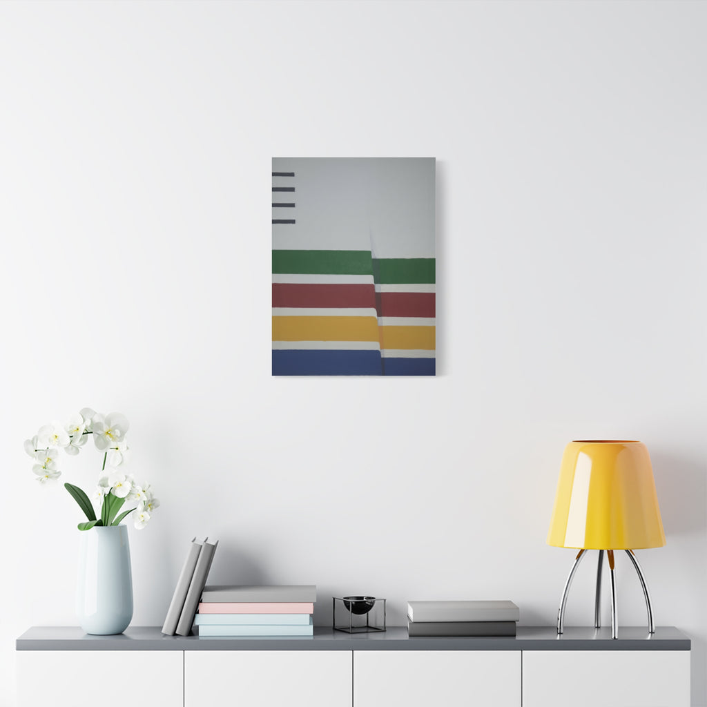 Matte Canvas Art - 'Hudson's Bay Blanket: Fur Trade & Indigenous Loss'