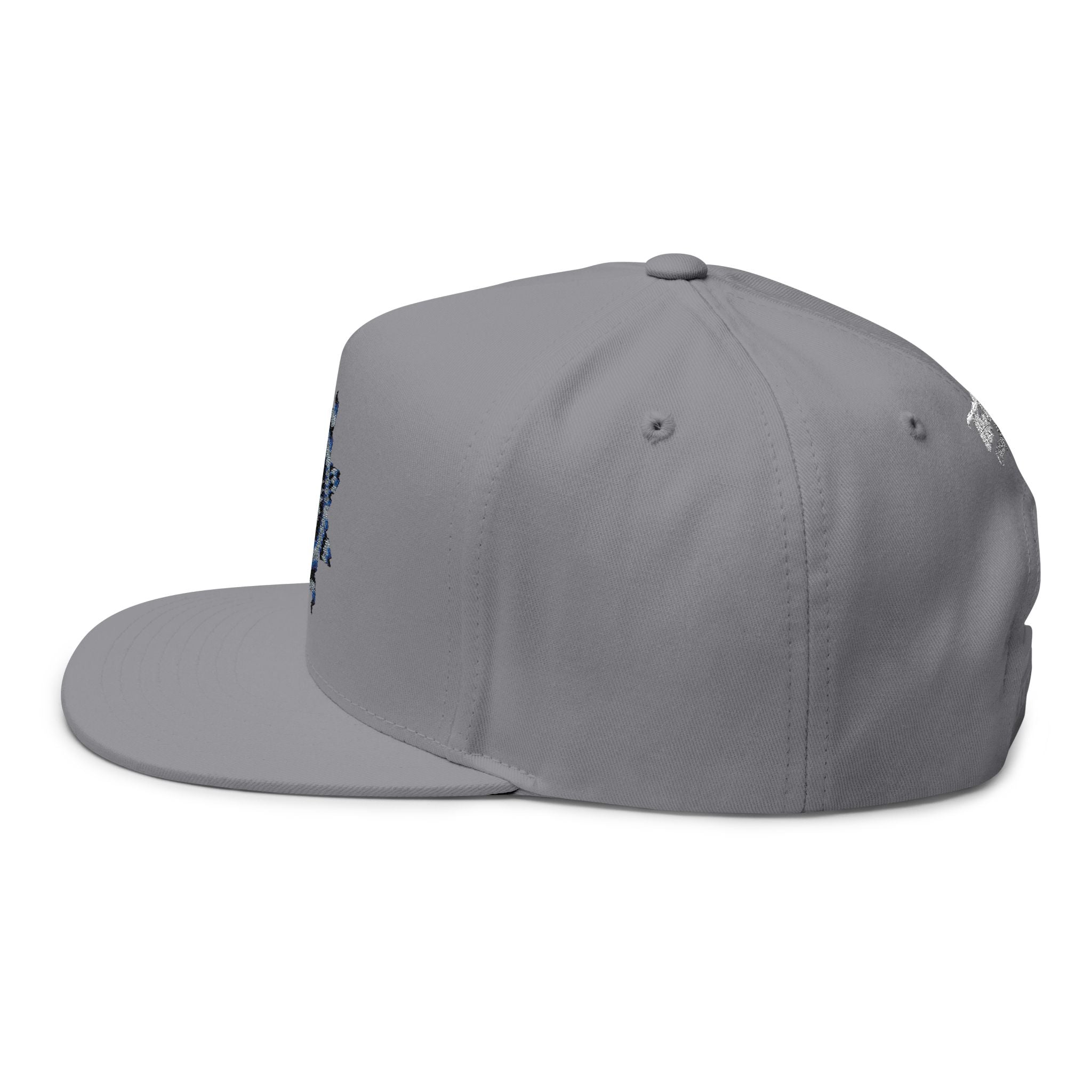 the Plug Clothing Company Embroidered Flat Bill - Native Geometric Star Logo