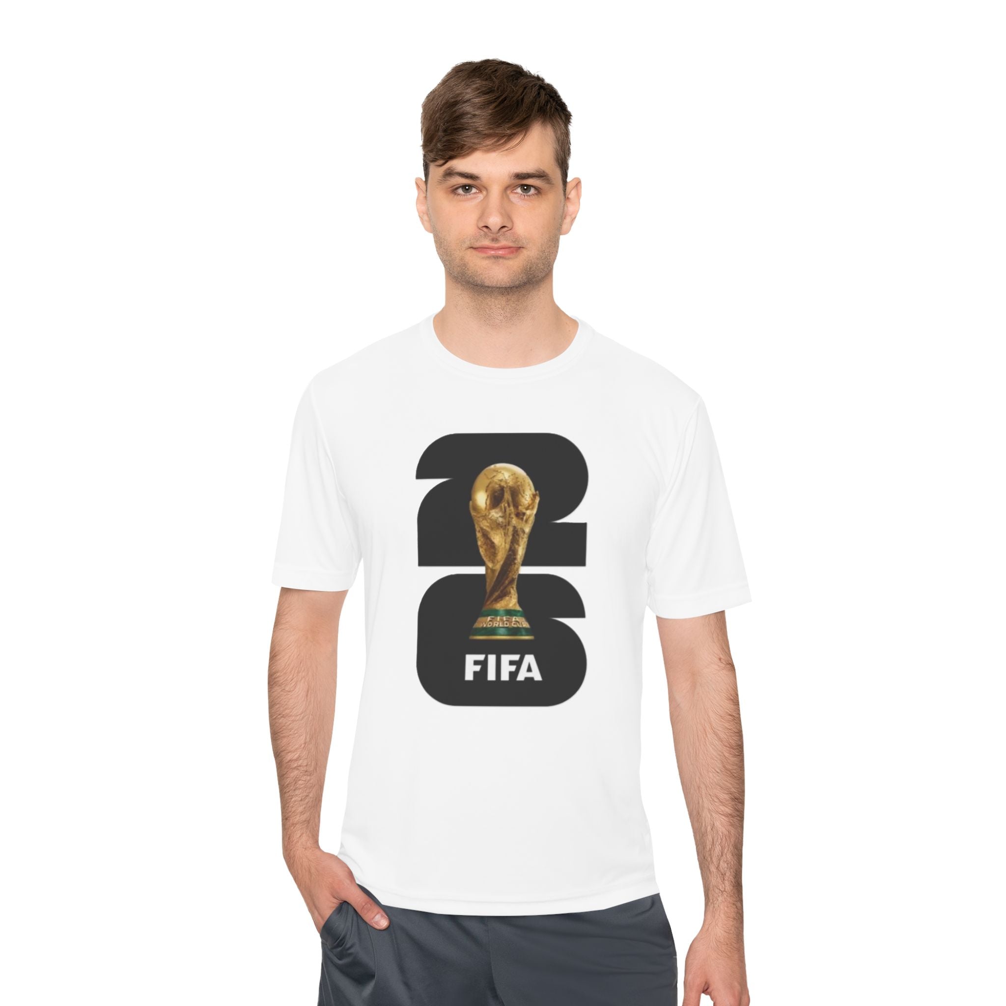 FIFA World Cup 26 Trophy Tee — Soccer Fan Moisture-Wicking Shirt