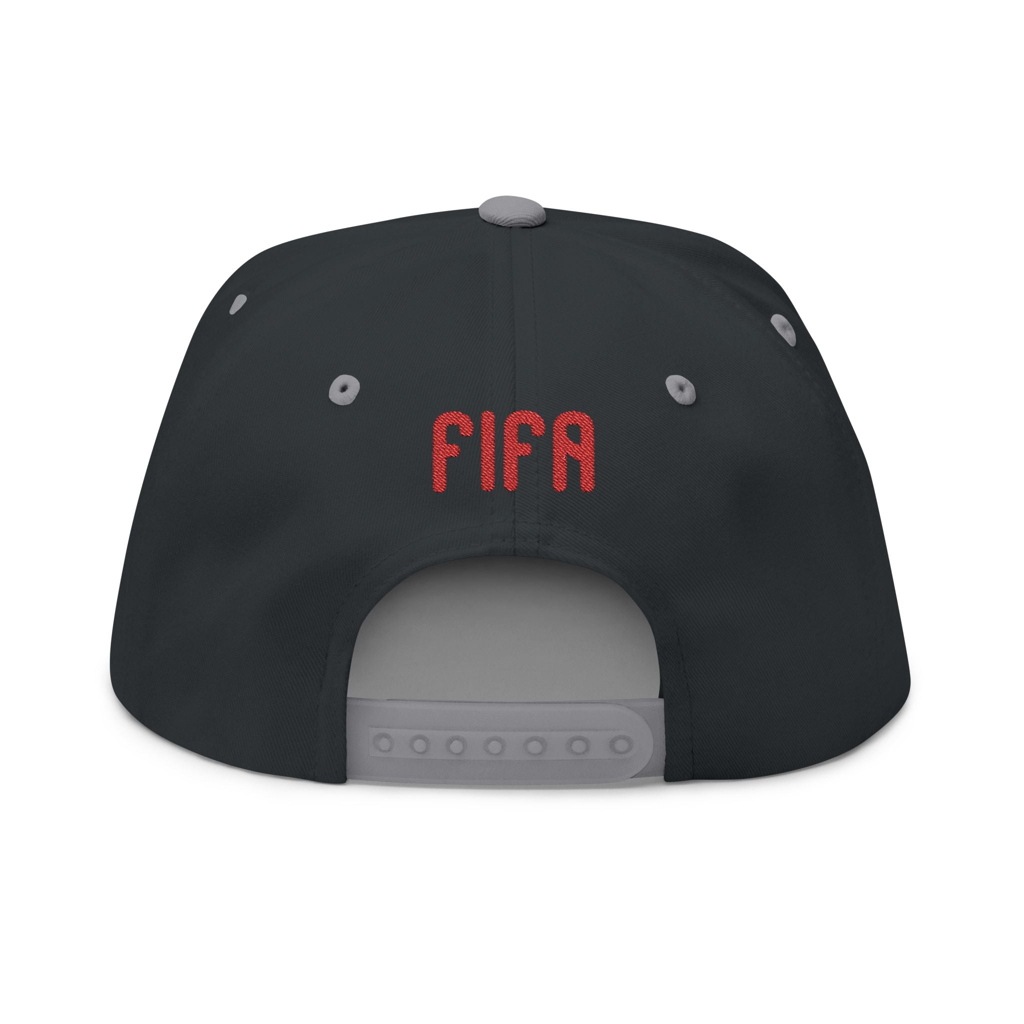 USA Shield Embroidered Flat Bill Cap — Patriotic FIFA Snapback