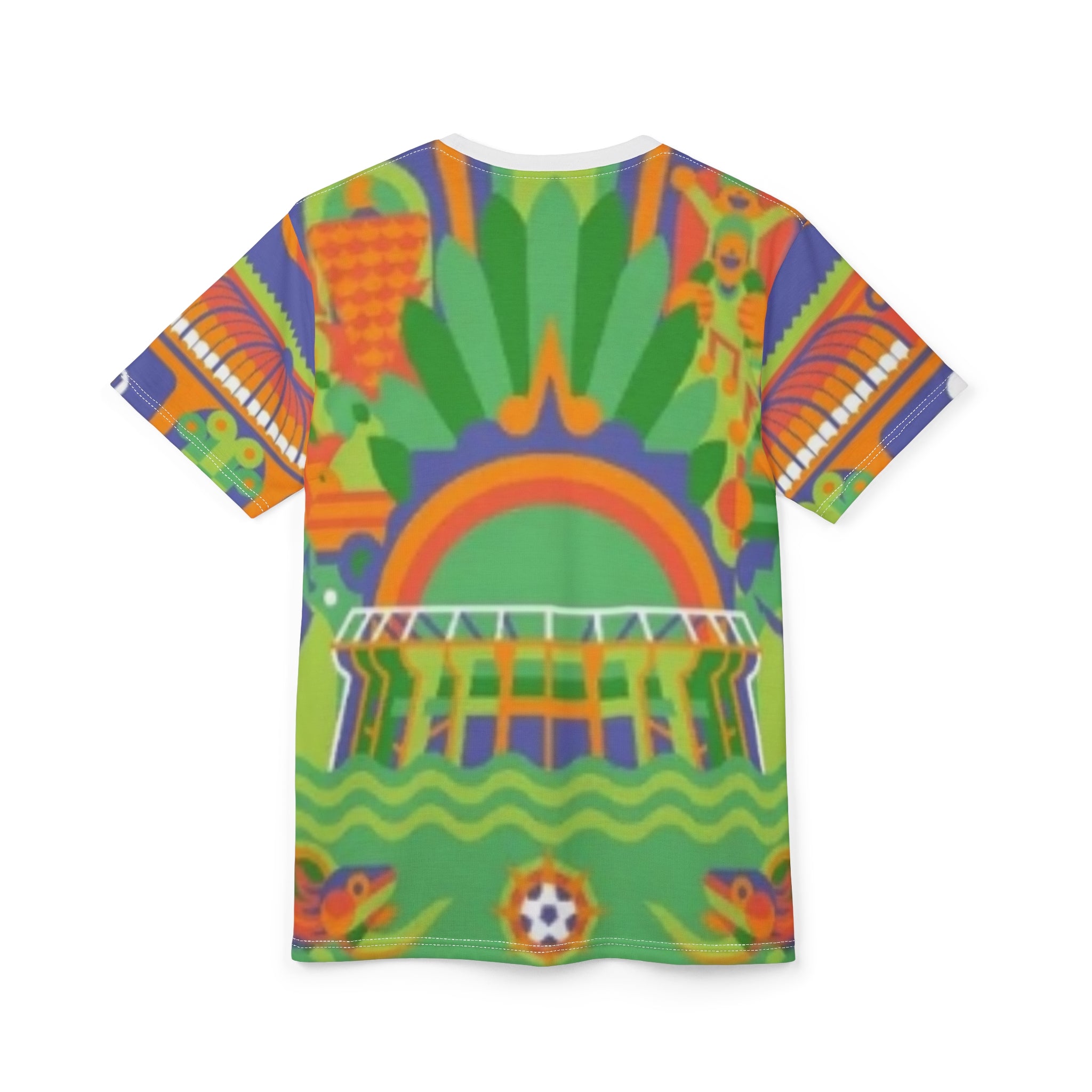 Mexico City FIFA World Cup 2026 Retro Stadium All-Over Print Tee