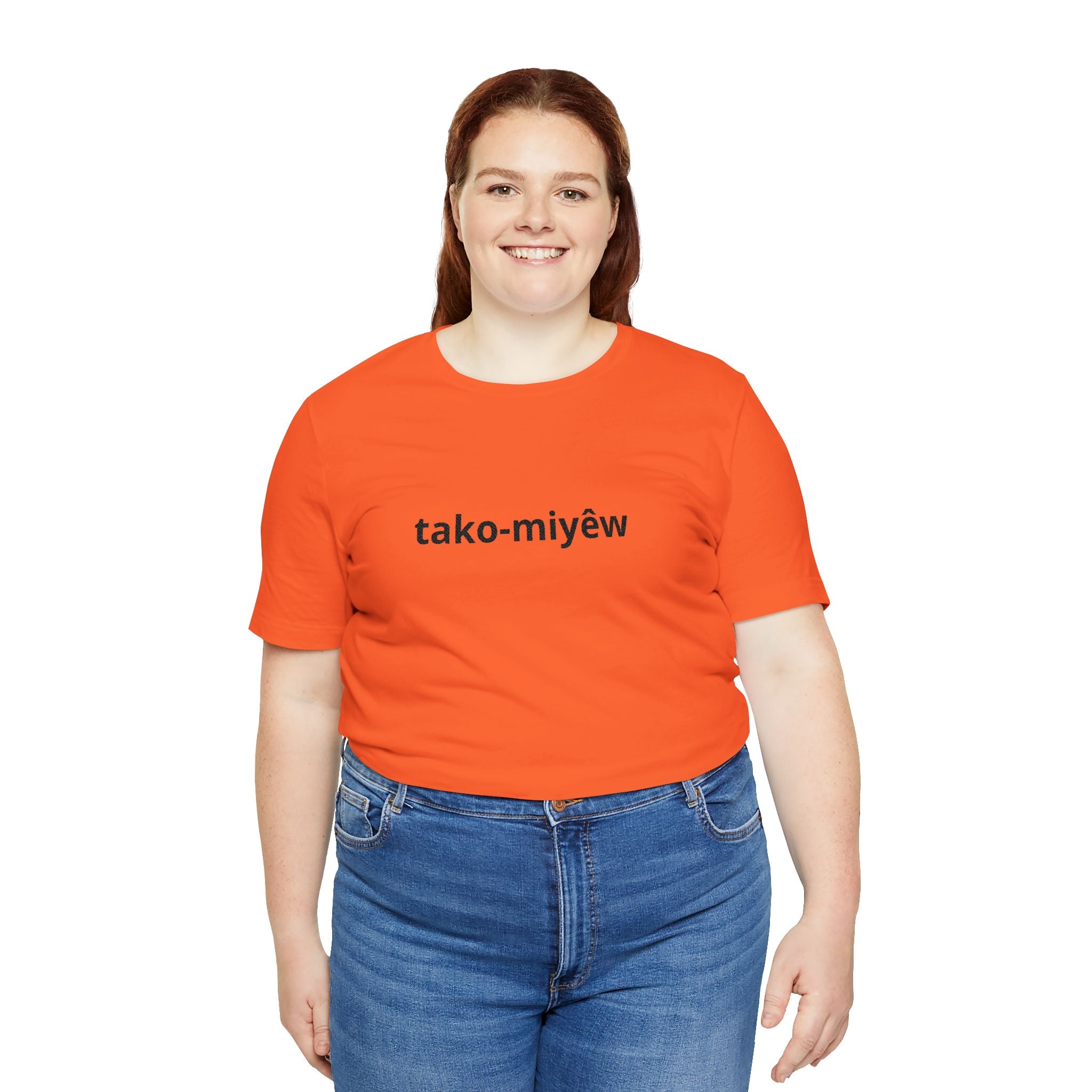 Tako-Miyêw Tee — Minimal Indigenous Language Graphic T-Shirt