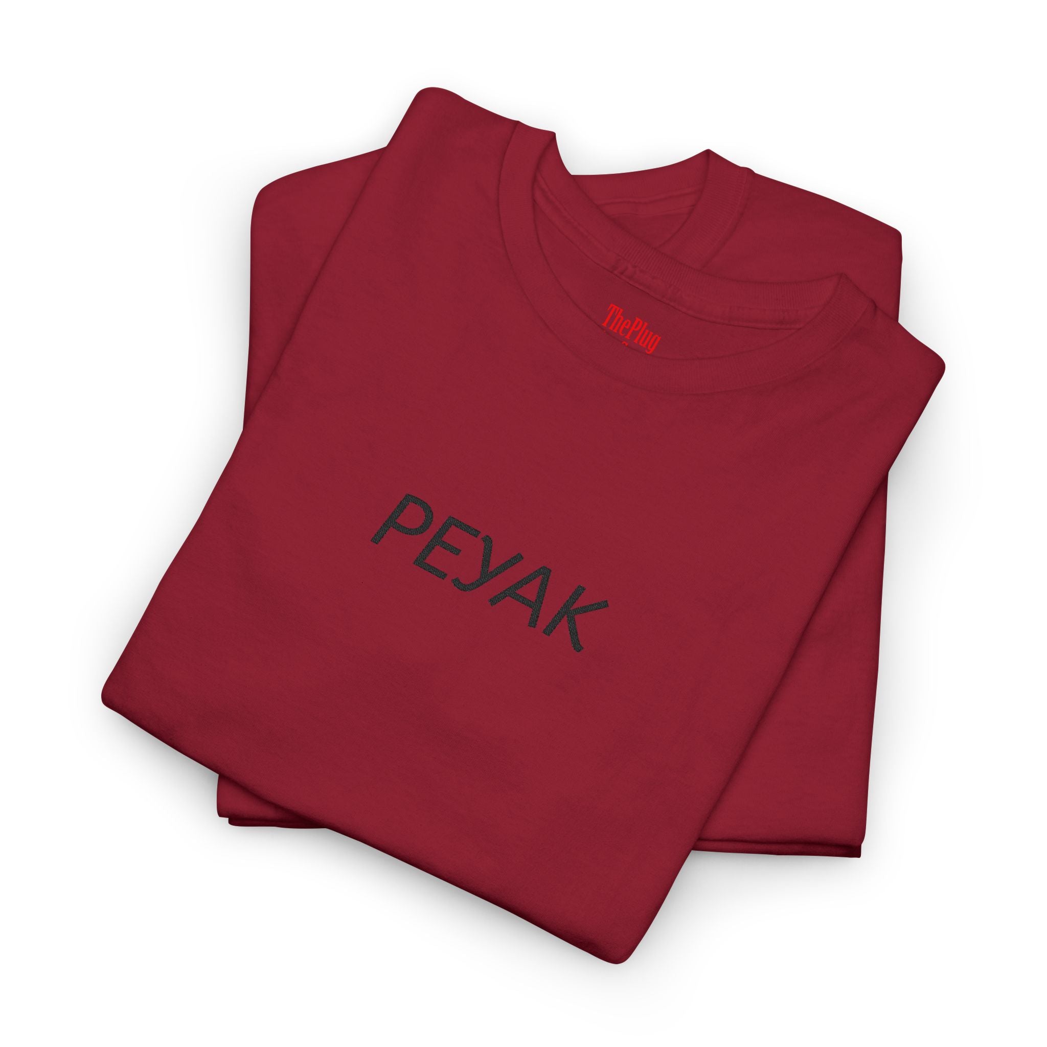 Peyak Graphic Tee — Minimalist White Cotton T-Shirt