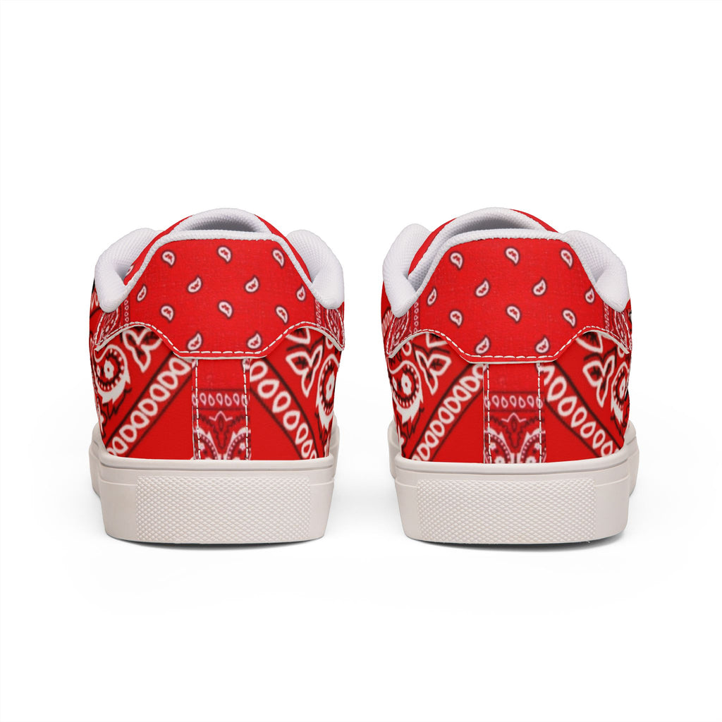 Hustle Red Bandana Low-Top Sneakers