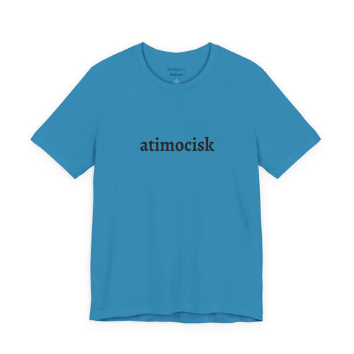 atimocisk Minimalist Text T-Shirt  — Casual T-Shirt