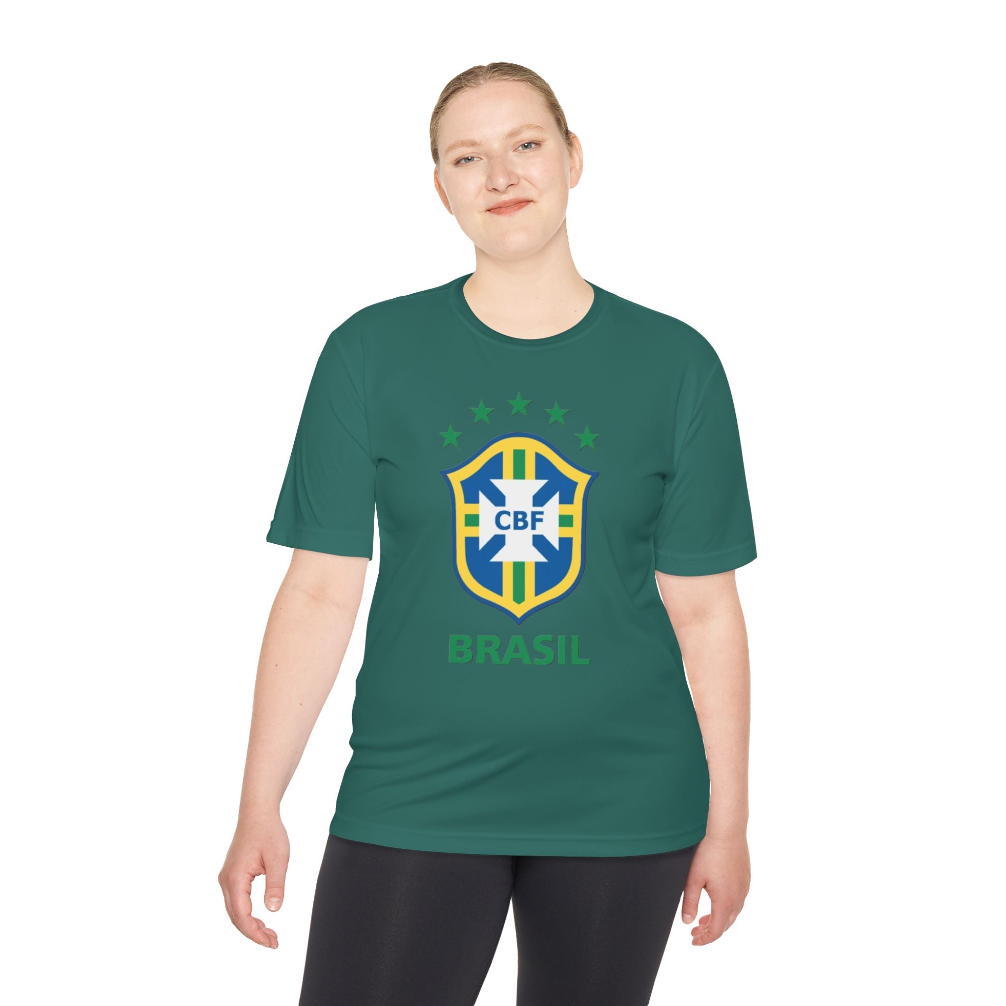 Brasil CBF Soccer Crest Tee — Brazilian Football Fan Shirt