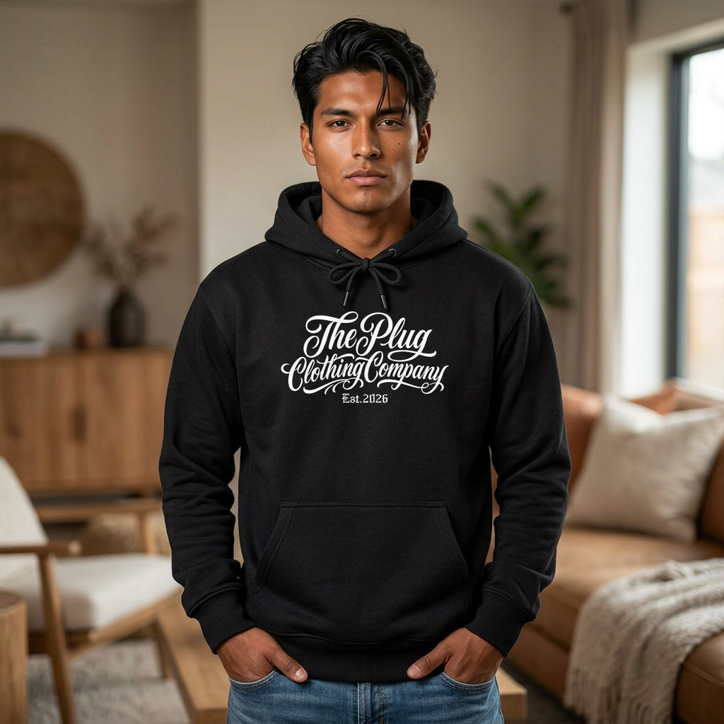 Script Logo Tech Fleece Hoodie | The Plug Clothing Co.