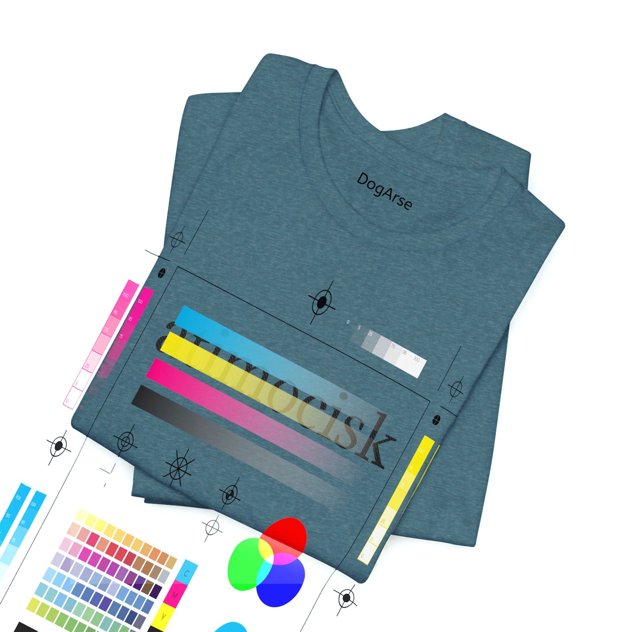 Atimocisk Minimalist Text Tee — Soft Pink Casual T-Shirt