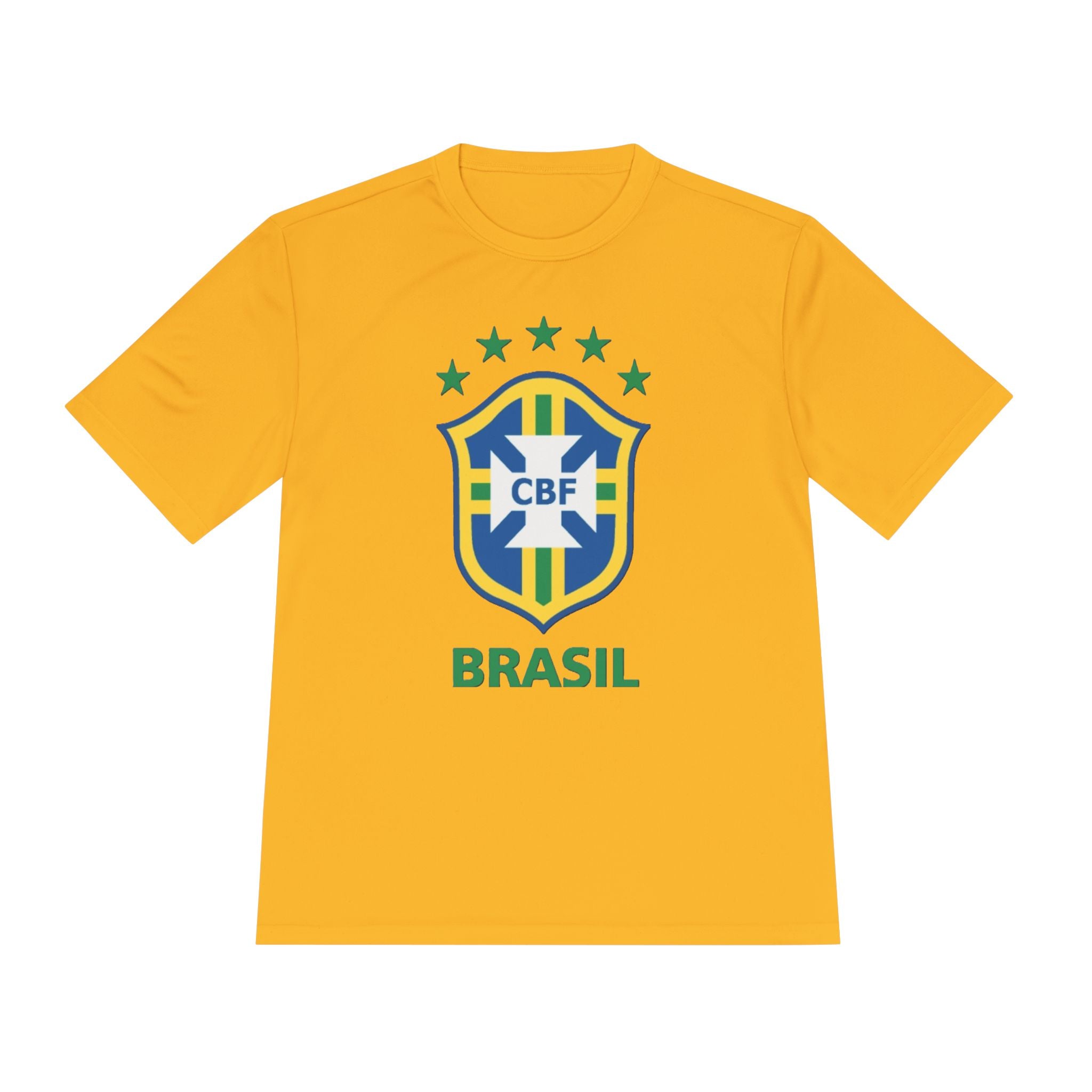Brasil CBF Soccer Crest Tee — Brazilian Football Fan Shirt