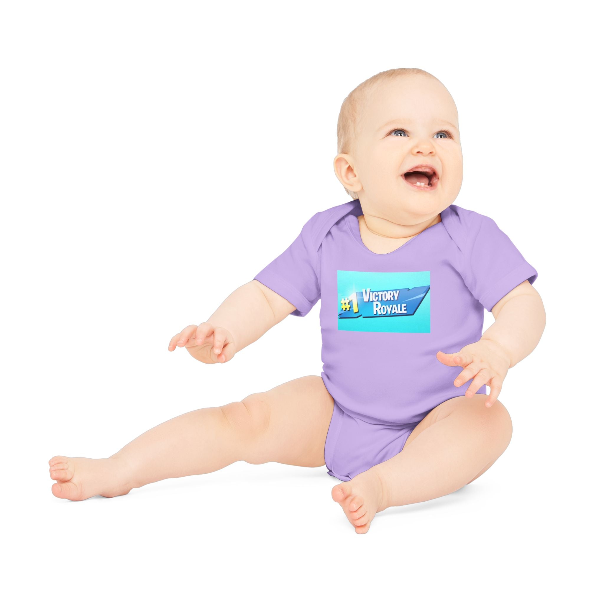 Baby Bodysuit "#1 Victory Royale" - Gamer Infant Onesie, Cute Video Game Newborn Gift