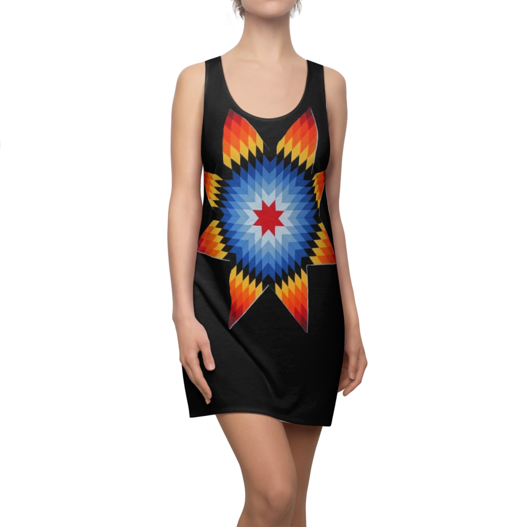 She's The Plug - Native Star & Painted Horse Racerback Dress