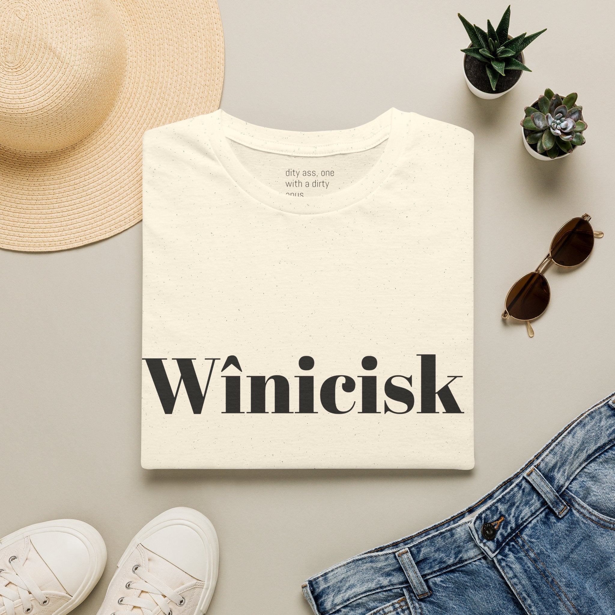 Winicisk T-Shirt — Minimalist Monogram Tee