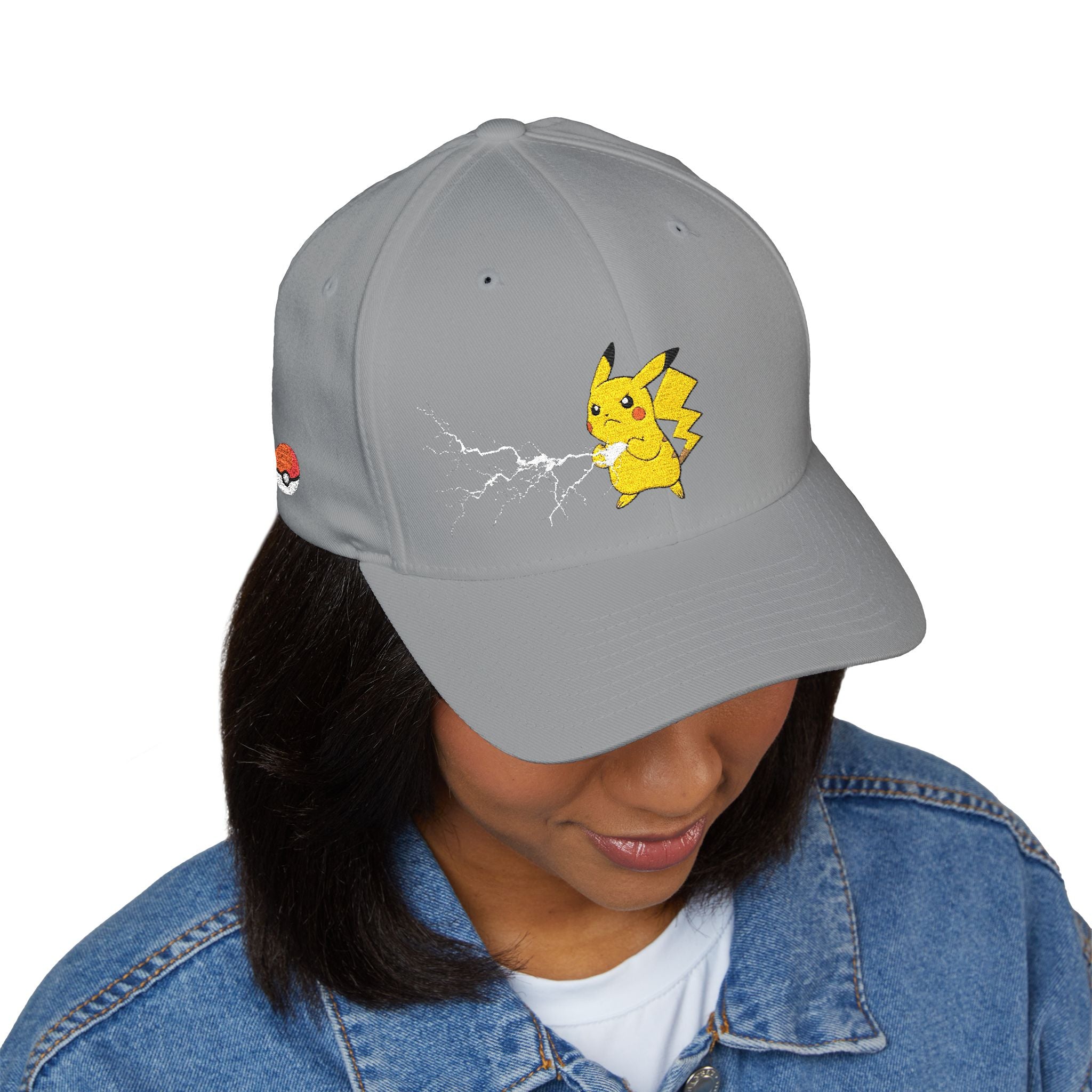 Embroidered  Lightning Fighter Baseball Cap