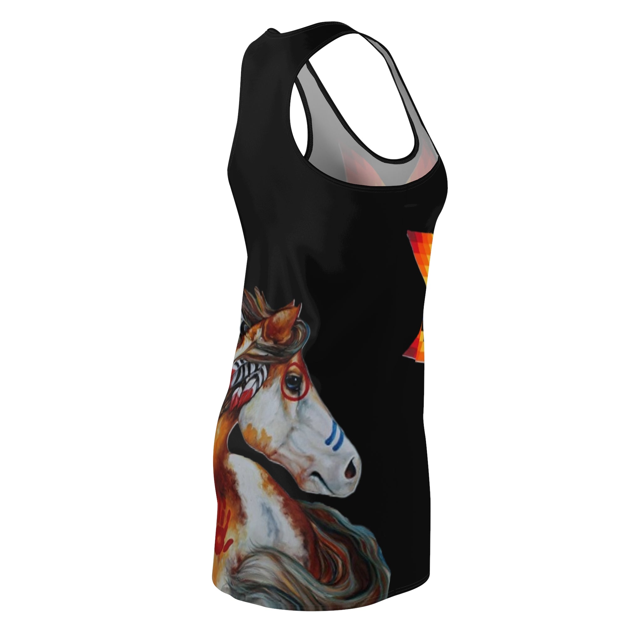 She's The Plug - Native Star & Painted Horse Racerback Dress