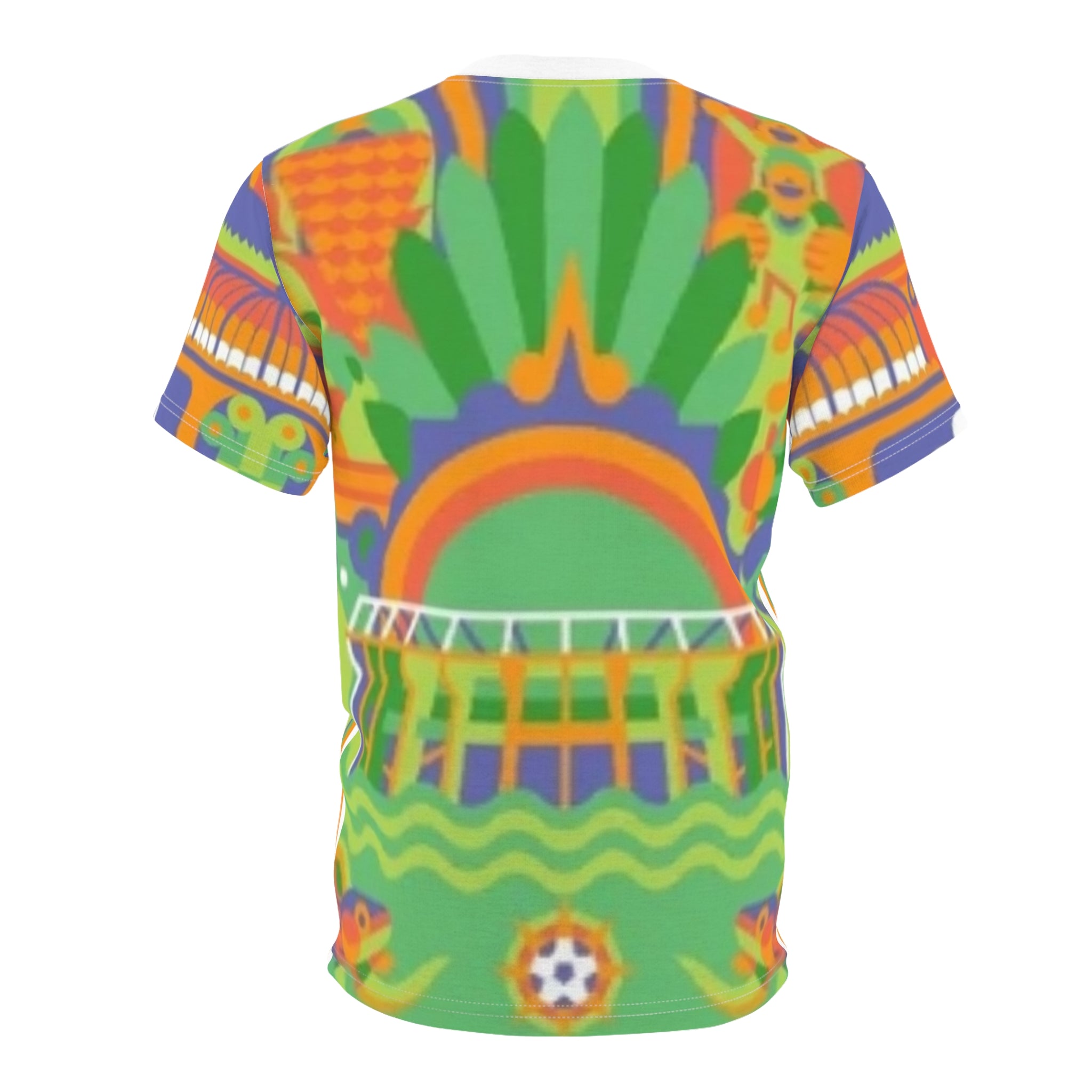 Mexico City FIFA World Cup 2026 Retro Stadium All-Over Print Tee