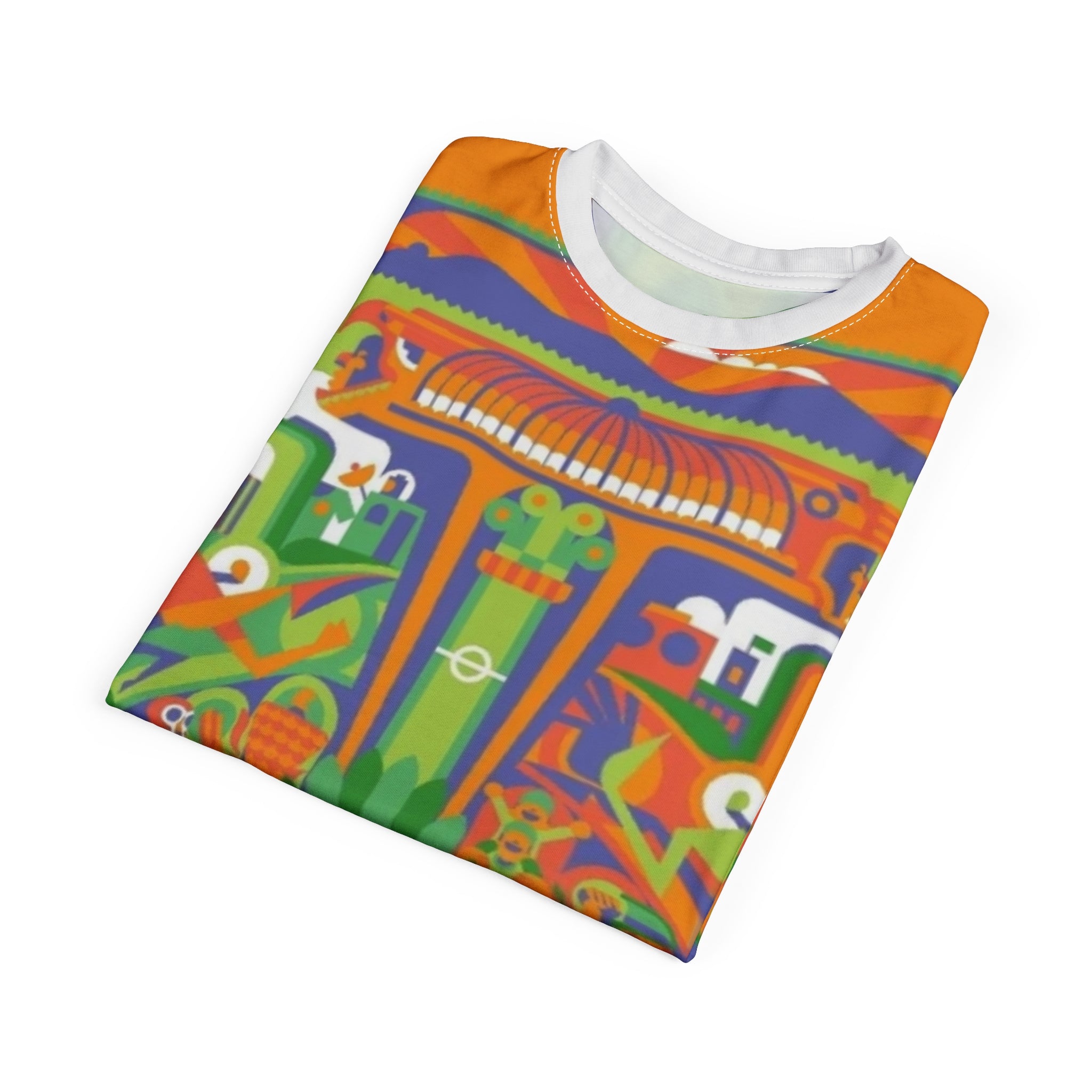 Mexico City FIFA World Cup 2026 Retro Stadium All-Over Print Tee