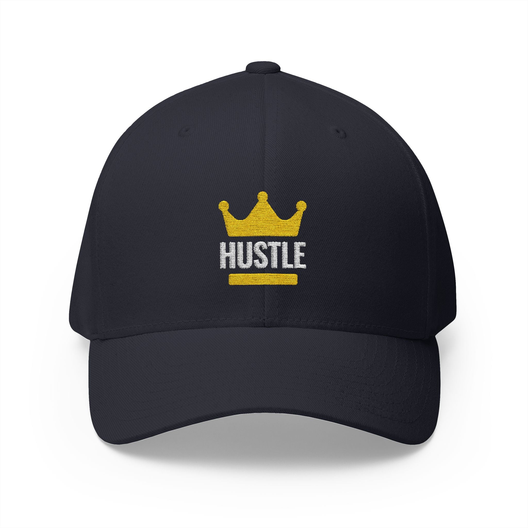 Hustle Crown Embroidered Cap — Plug Clothing Company Baseball Hat