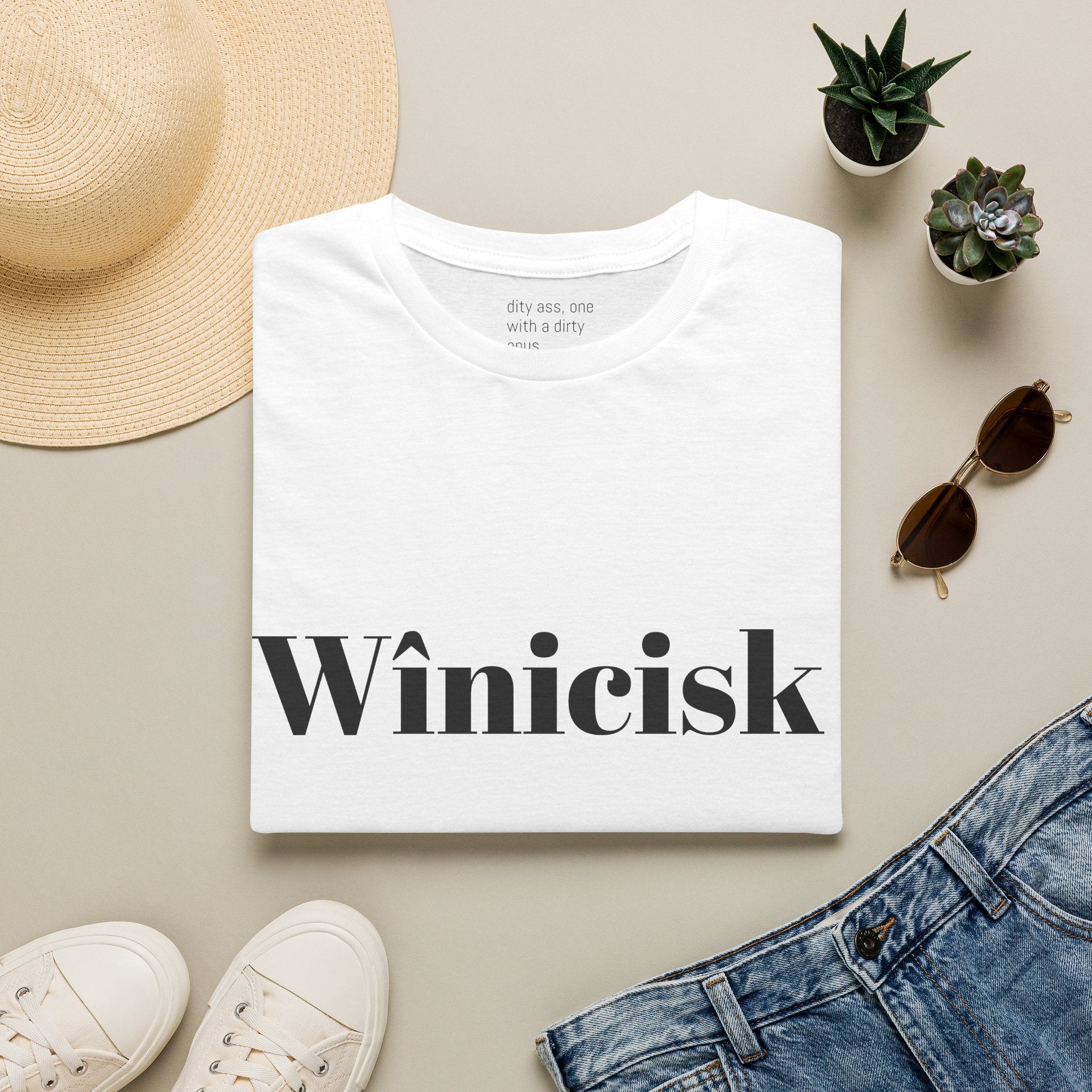 Winicisk T-Shirt — Minimalist Monogram Tee