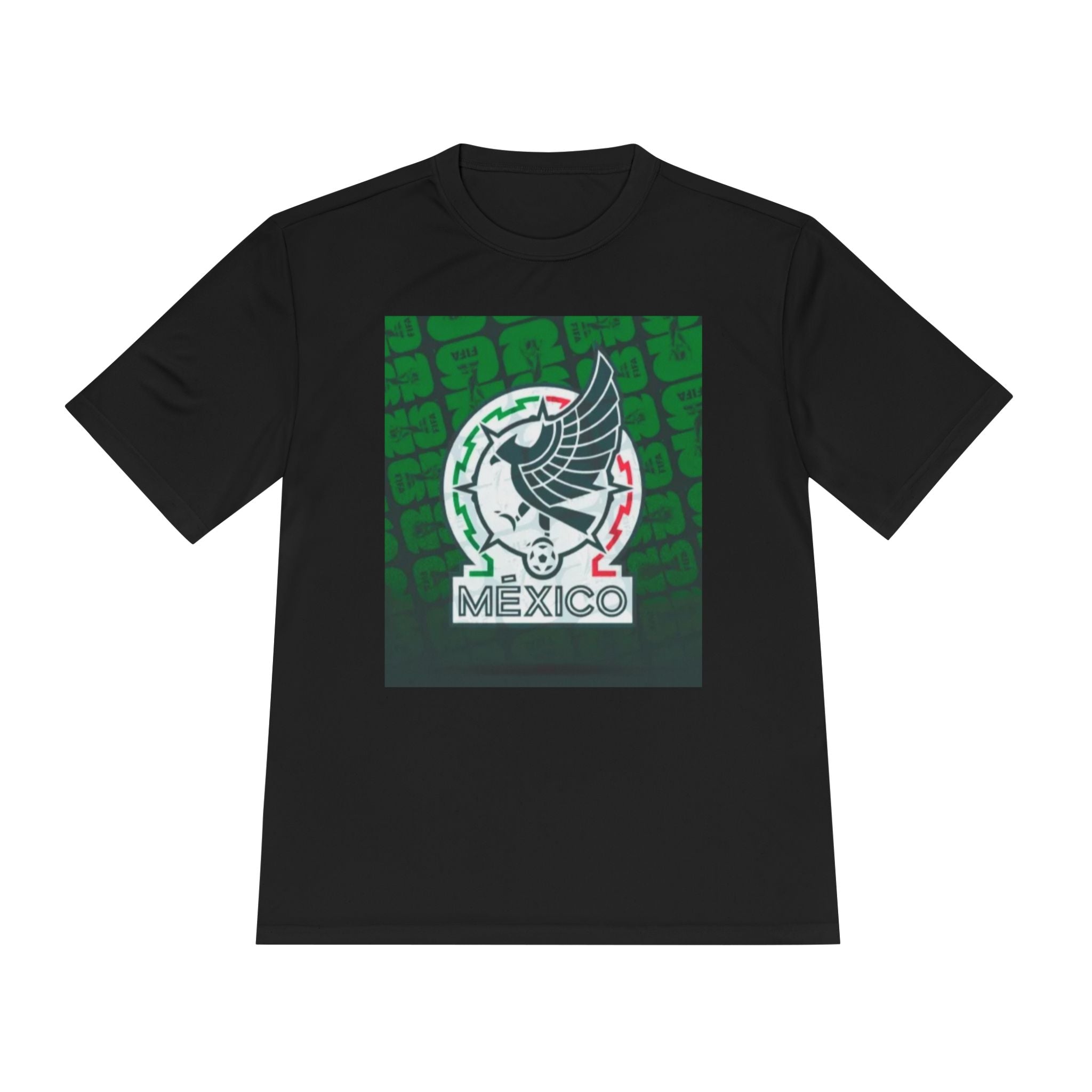 Mexico Soccer Crest Tee — Green Aztec Football Shirt