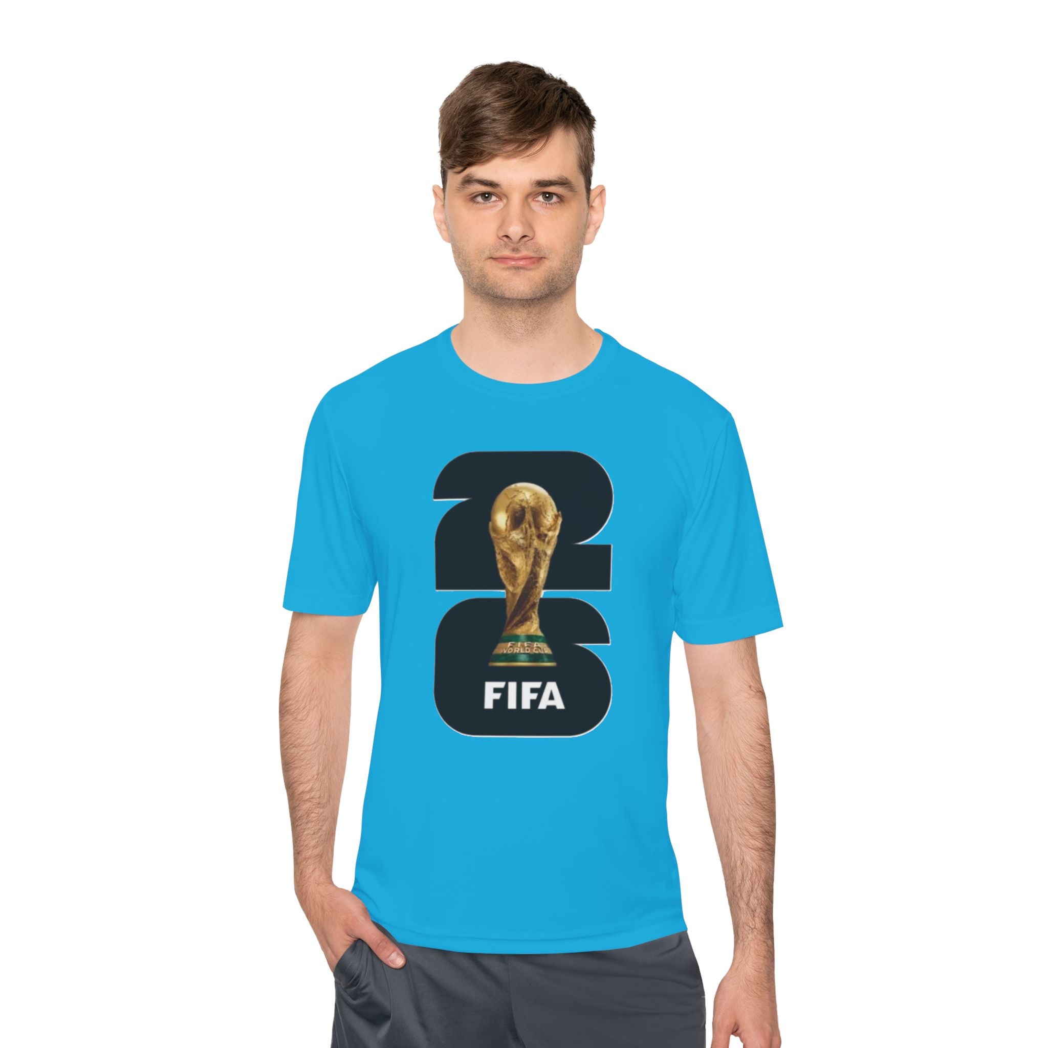 FIFA World Cup 26 Trophy Tee — Soccer Fan Moisture-Wicking Shirt