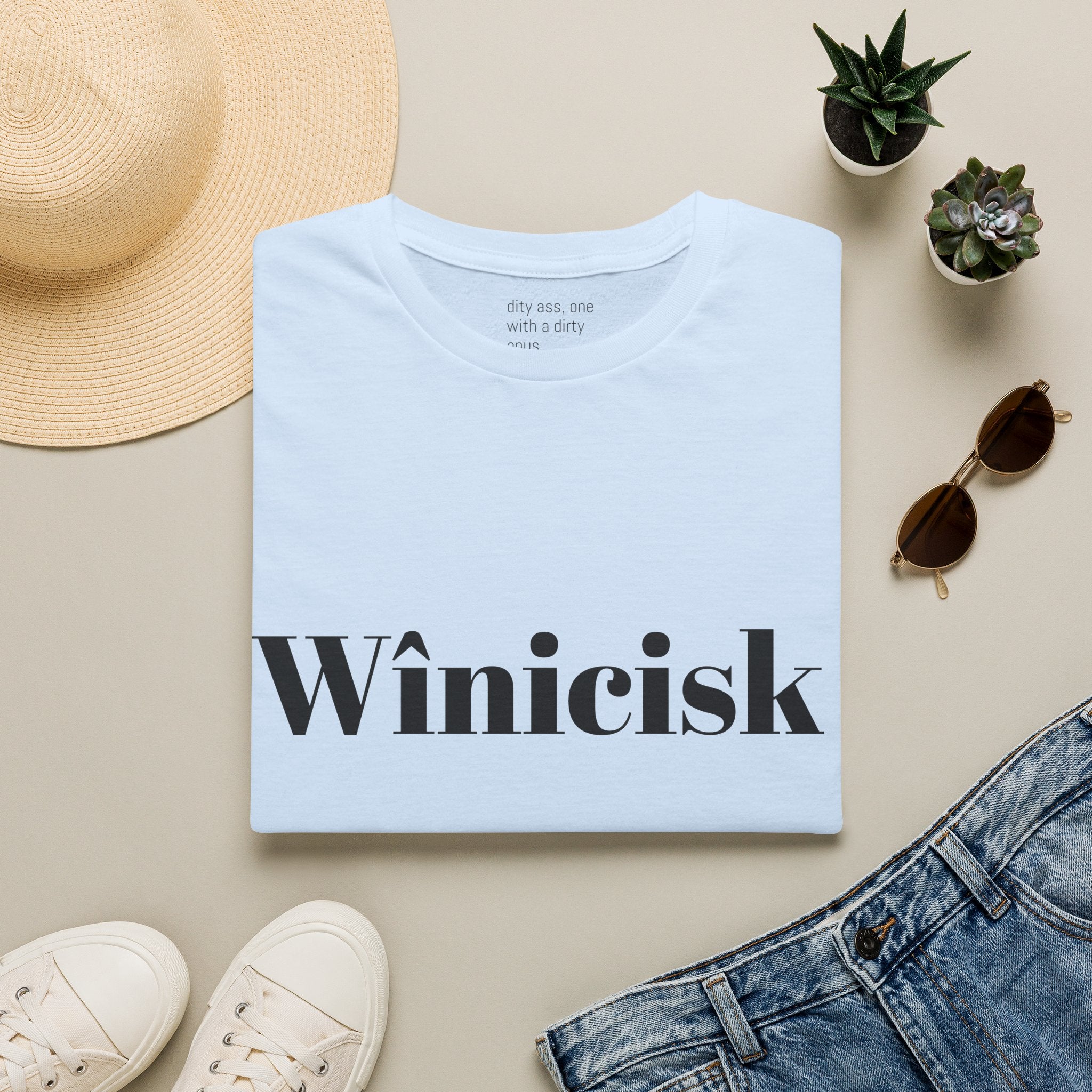 Winicisk T-Shirt — Minimalist Monogram Tee