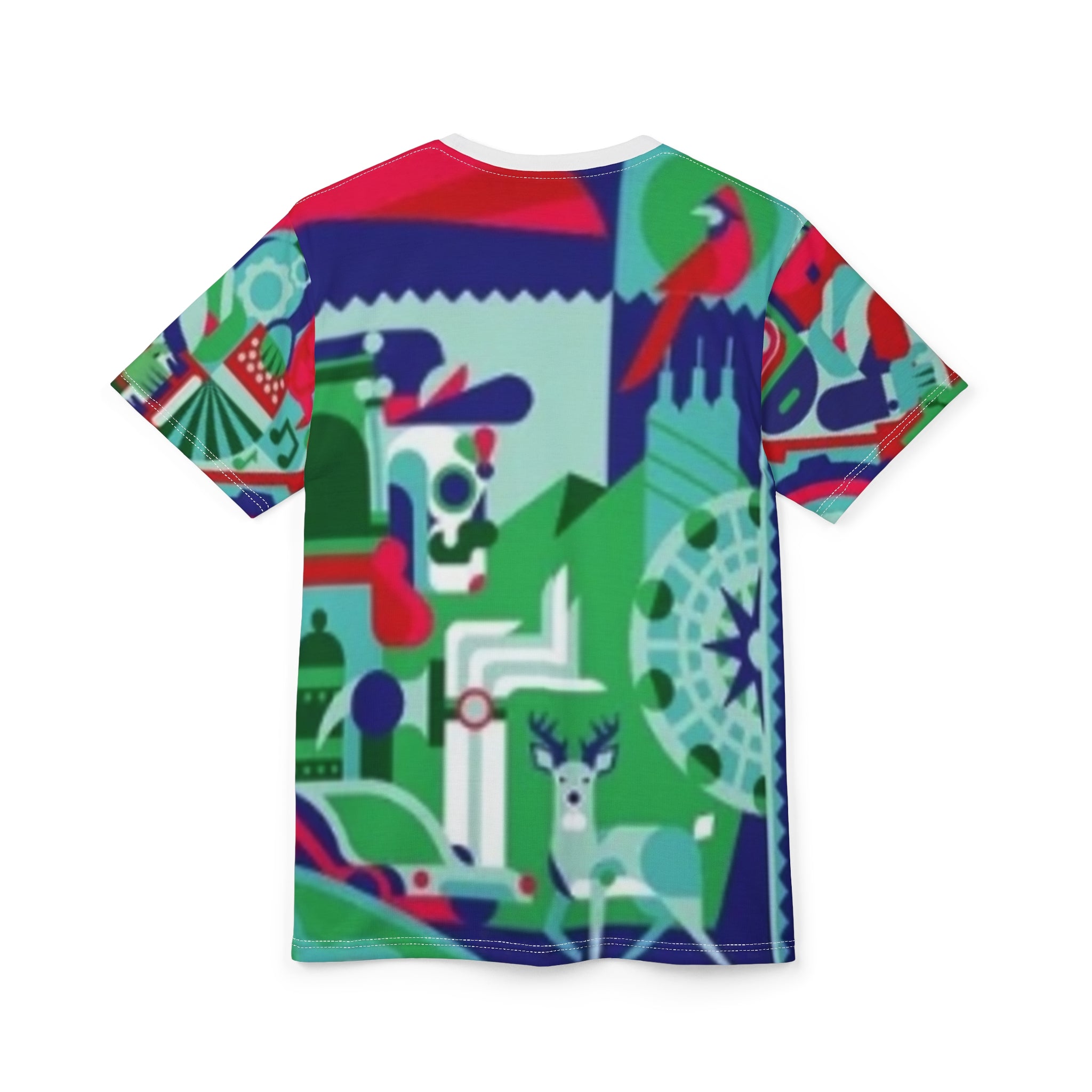 Monterrey City 2026 Soccer World Cup Graphic Tee — Vibrant Stadium & Matchday Poster Design