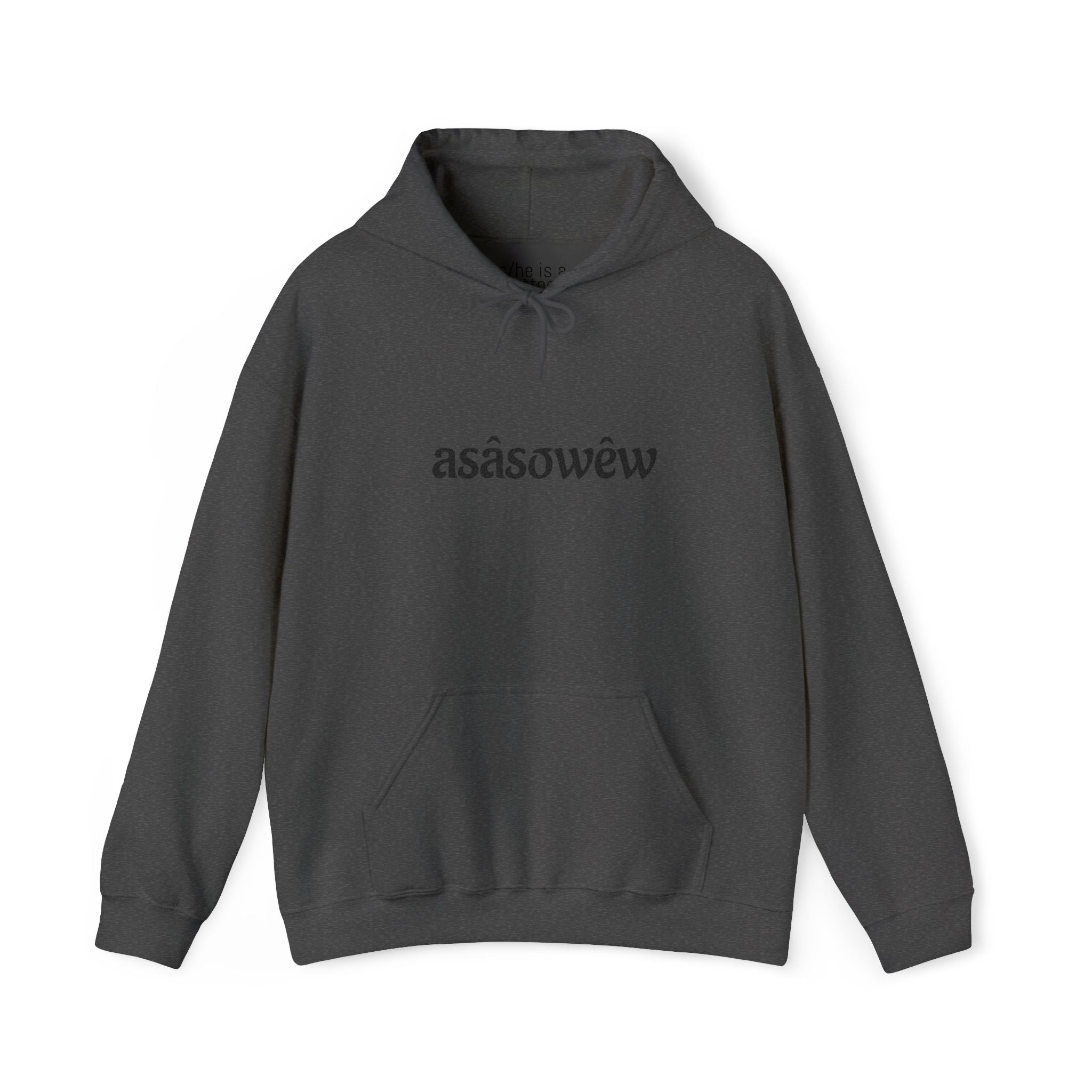 Minimalist "asâsowêw" Hoodie