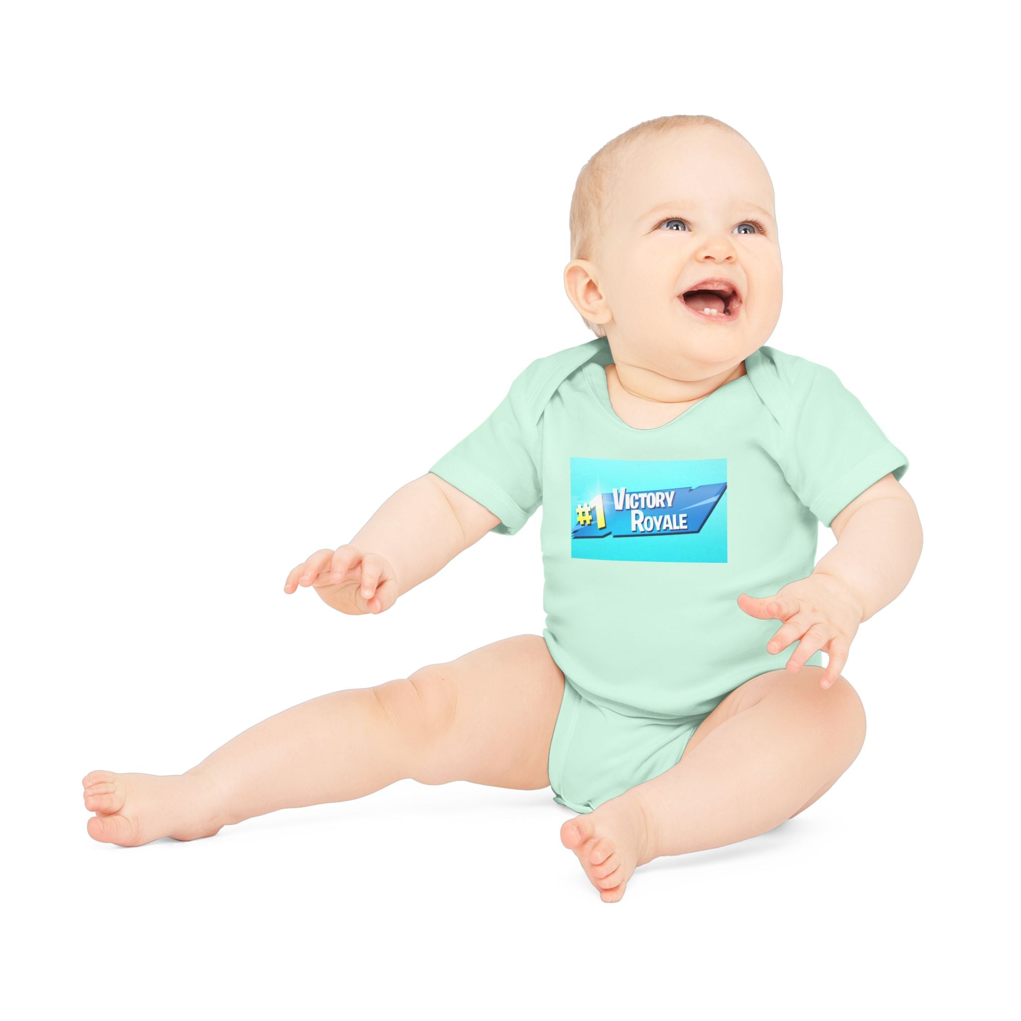 Baby Bodysuit "#1 Victory Royale" - Gamer Infant Onesie, Cute Video Game Newborn Gift