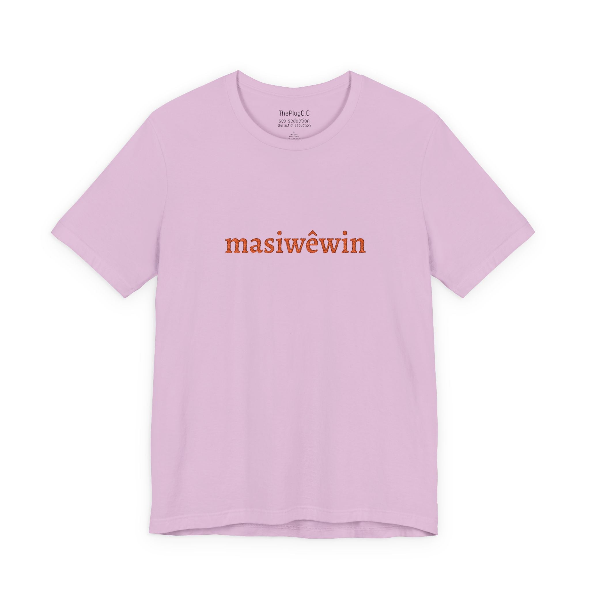 masiwêwin Floral Script Tee - Cree Native Language T-Shirt