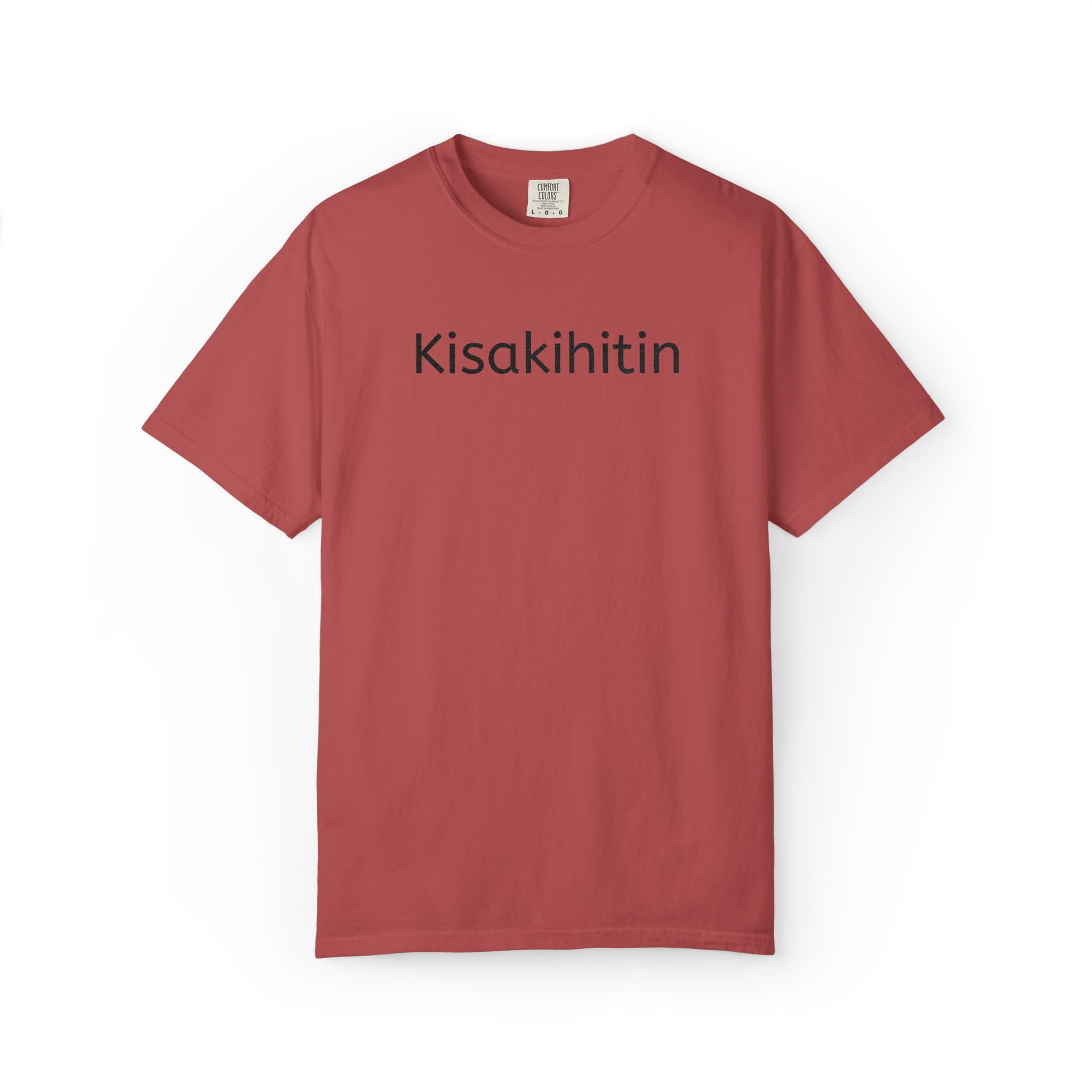 Kisakihitin Text Tee — Minimalist Graphic T-Shirt
