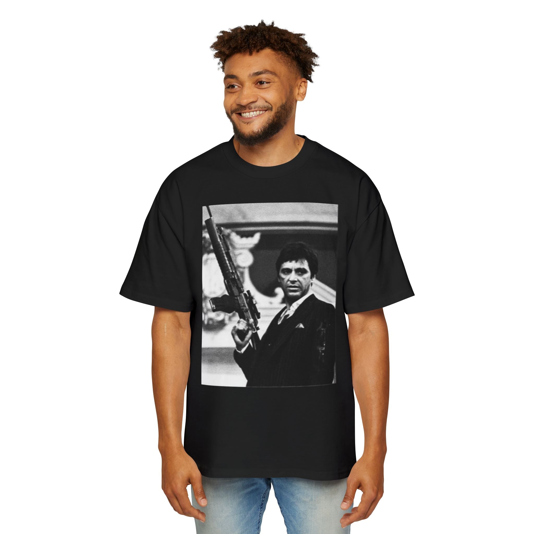 Graphic Scarface Tee — Heavy Oversized T-Shirt