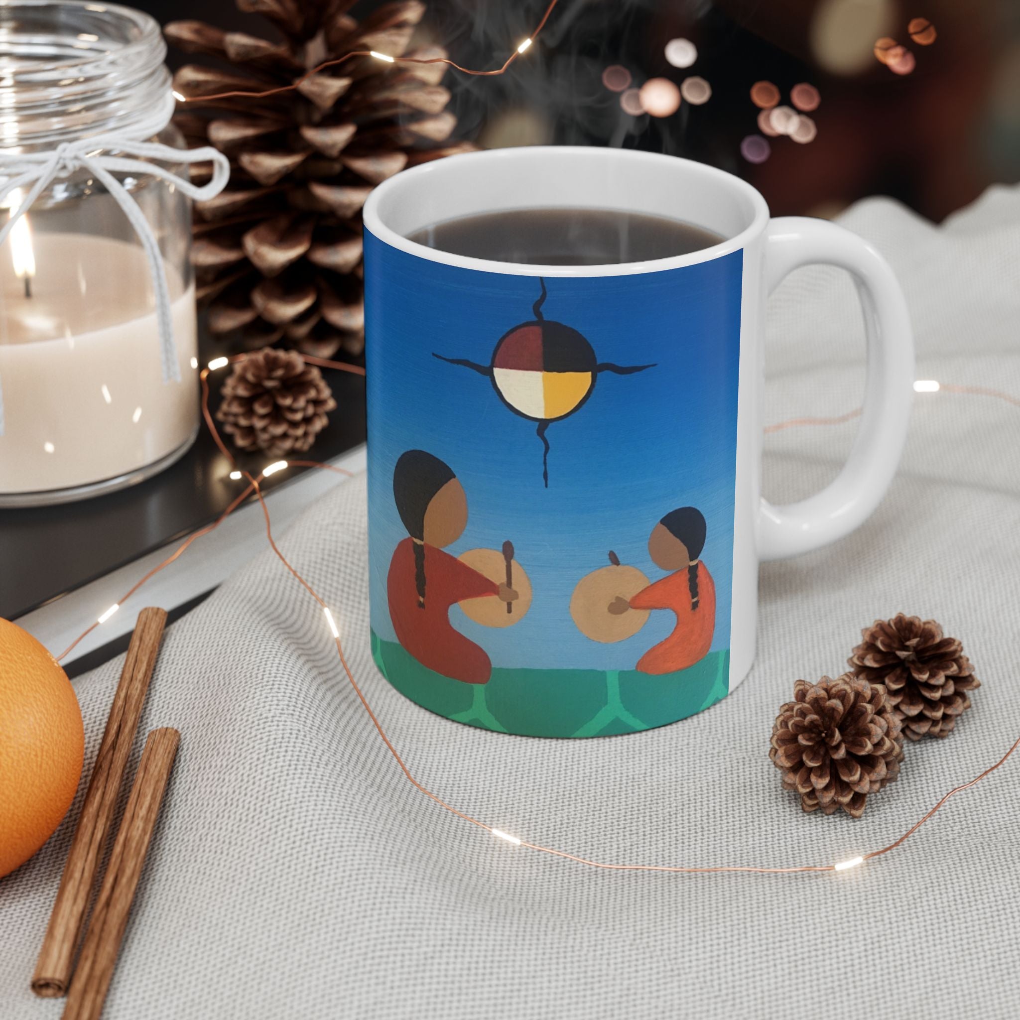 Indigenous Spirituality — Four Directions Illustration (11oz, 15oz)