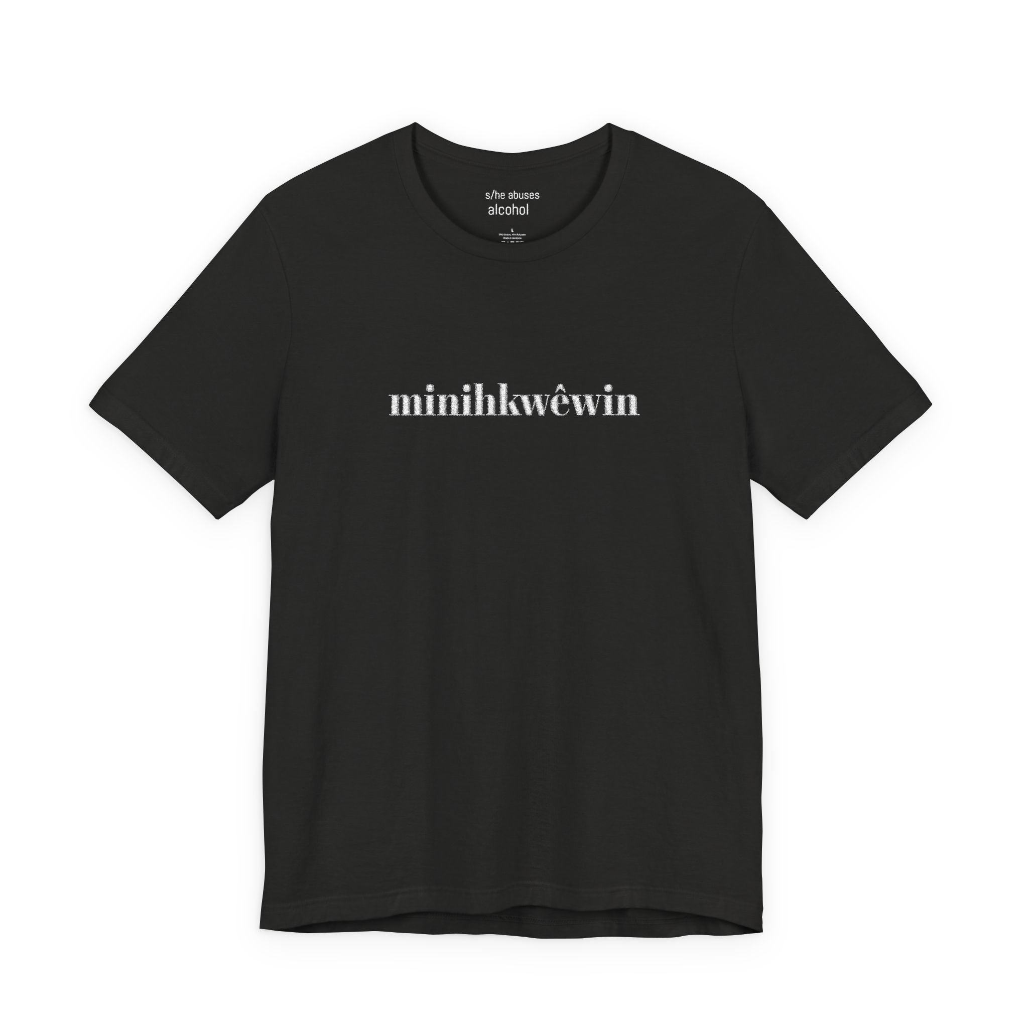 Minimalist  "minihkwêwin" Tee — Short Sleeve T-Shirt