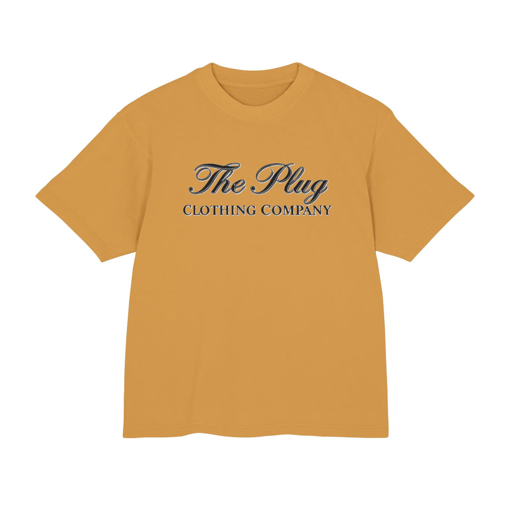 Vintage Script Logo Tee — The Plug Clothing Co. Heavyweight Urban Tee