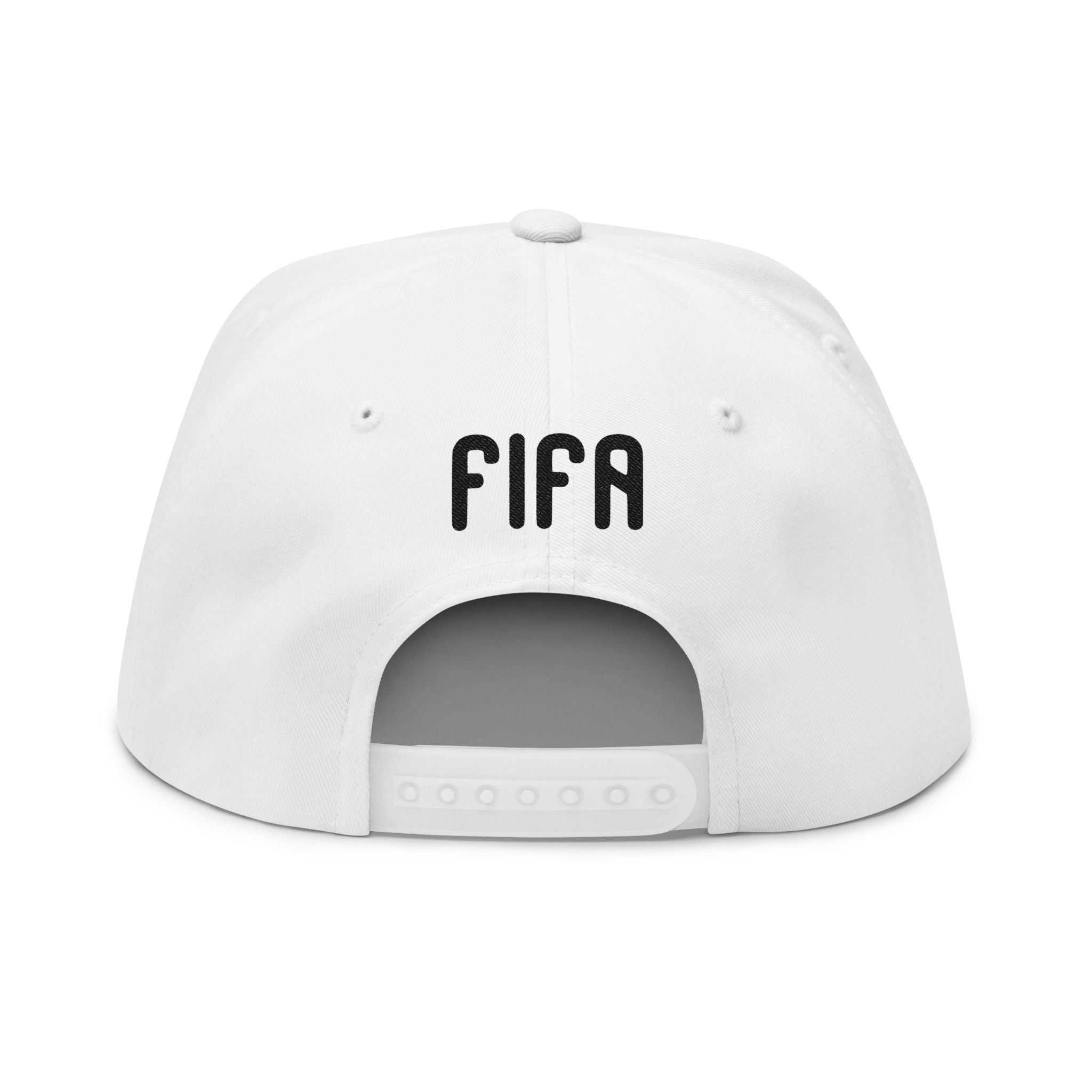 Canada Soccer Flat Bill Cap — Embroidered FIFA Logo