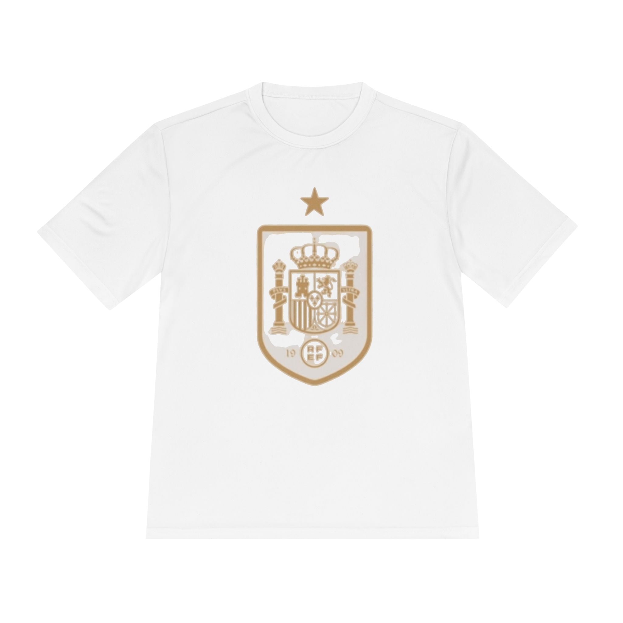 World Cup 2026 Spain Soccer Tee — Crest & Ball Graphic Moisture-Wicking Shirt