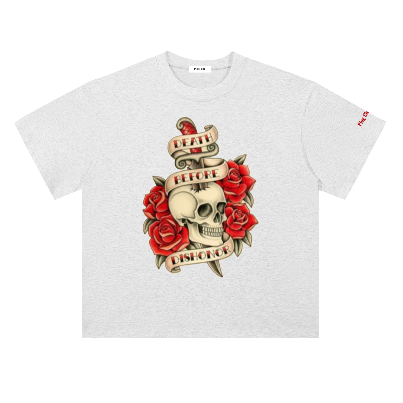 PlugClothingCompany,DeathBeforeDishonor,Heavyweight,Dropshoulder