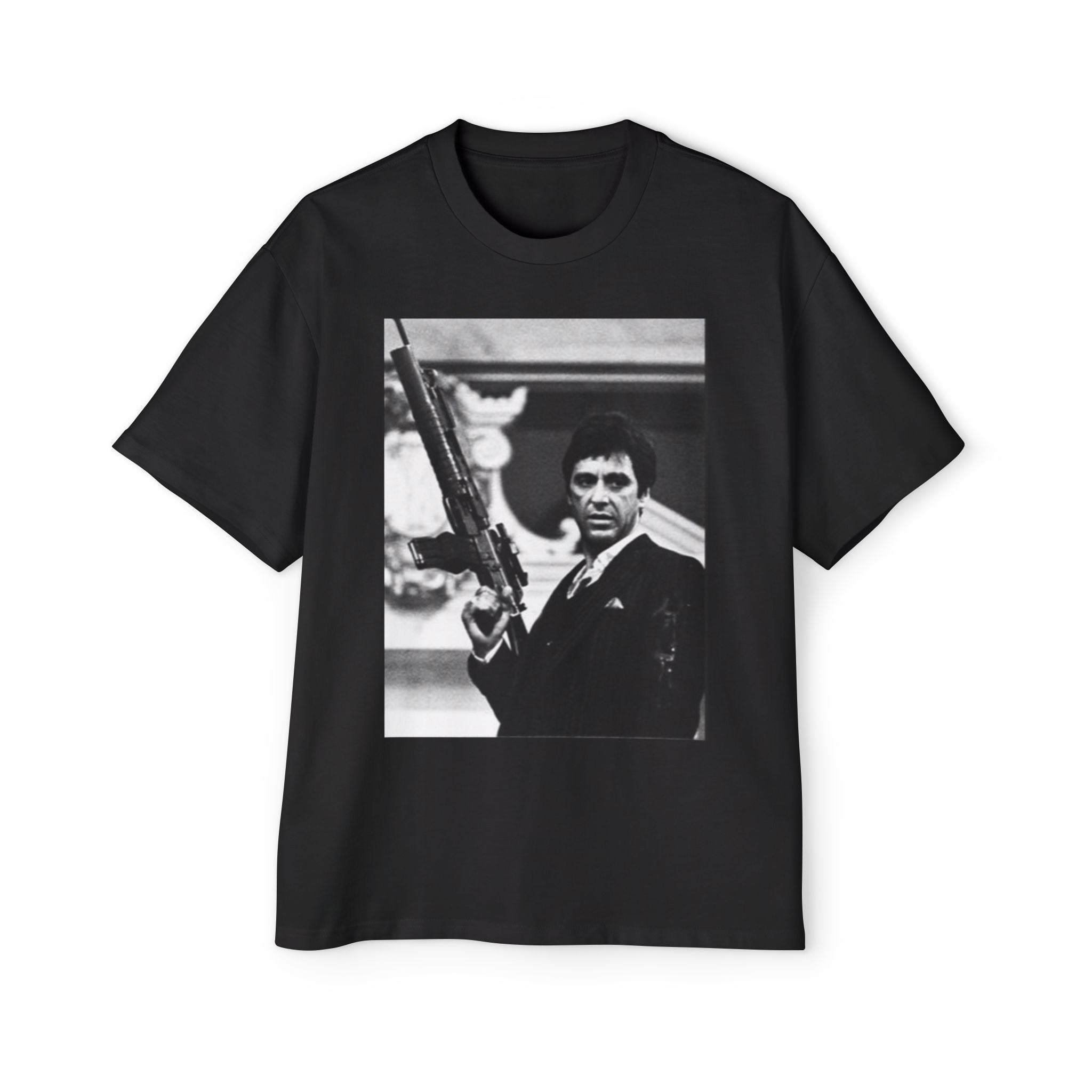 Graphic Scarface Tee — Heavy Oversized T-Shirt