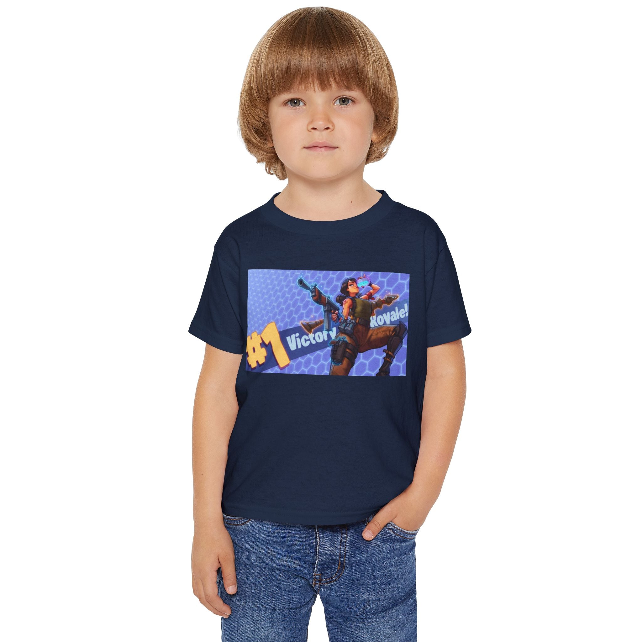 Toddler T‑Shirt "#1 Victory Royale" Fortnite Graphic