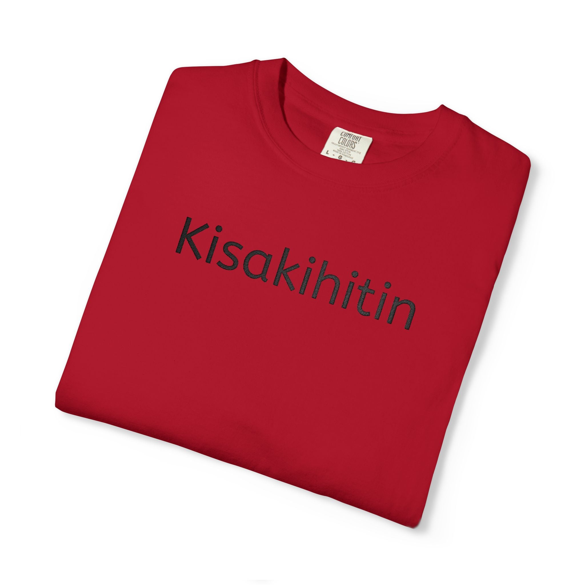 Kisakihitin Text Tee — Minimalist Graphic T-Shirt