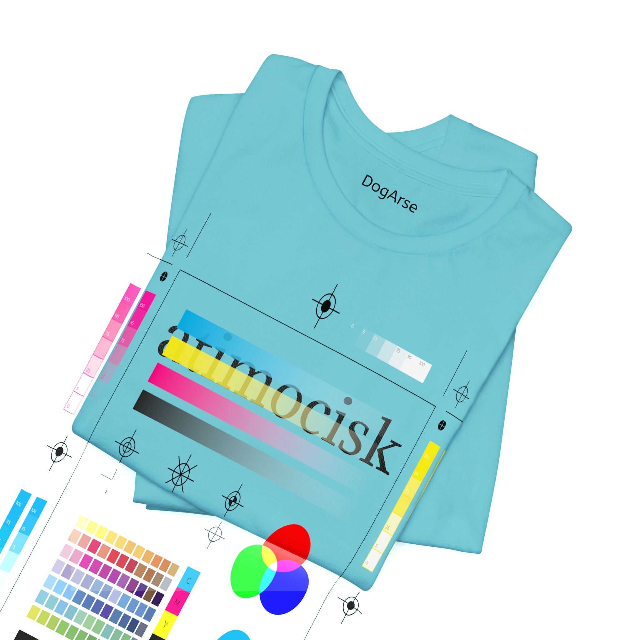 Atimocisk Minimalist Text Tee — Soft Pink Casual T-Shirt
