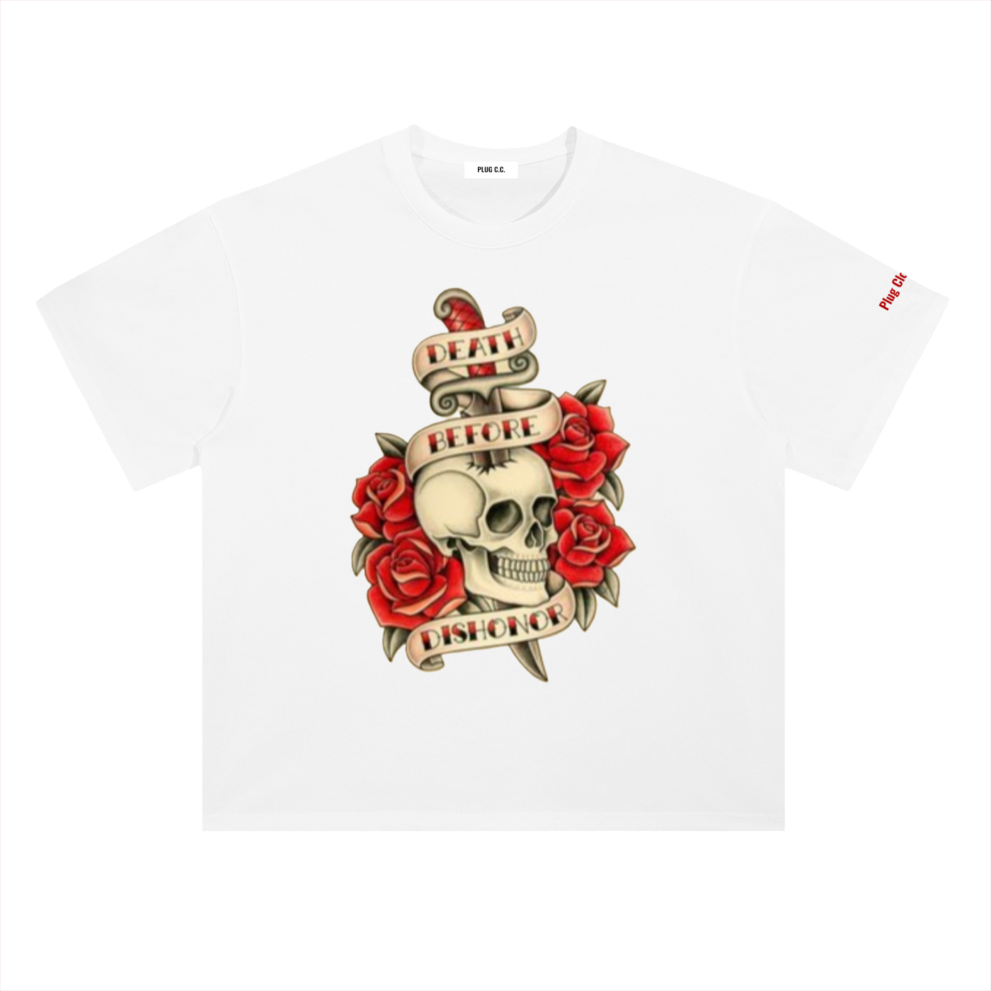PlugClothingCompany,DeathBeforeDishonor,Heavyweight,Dropshoulder
