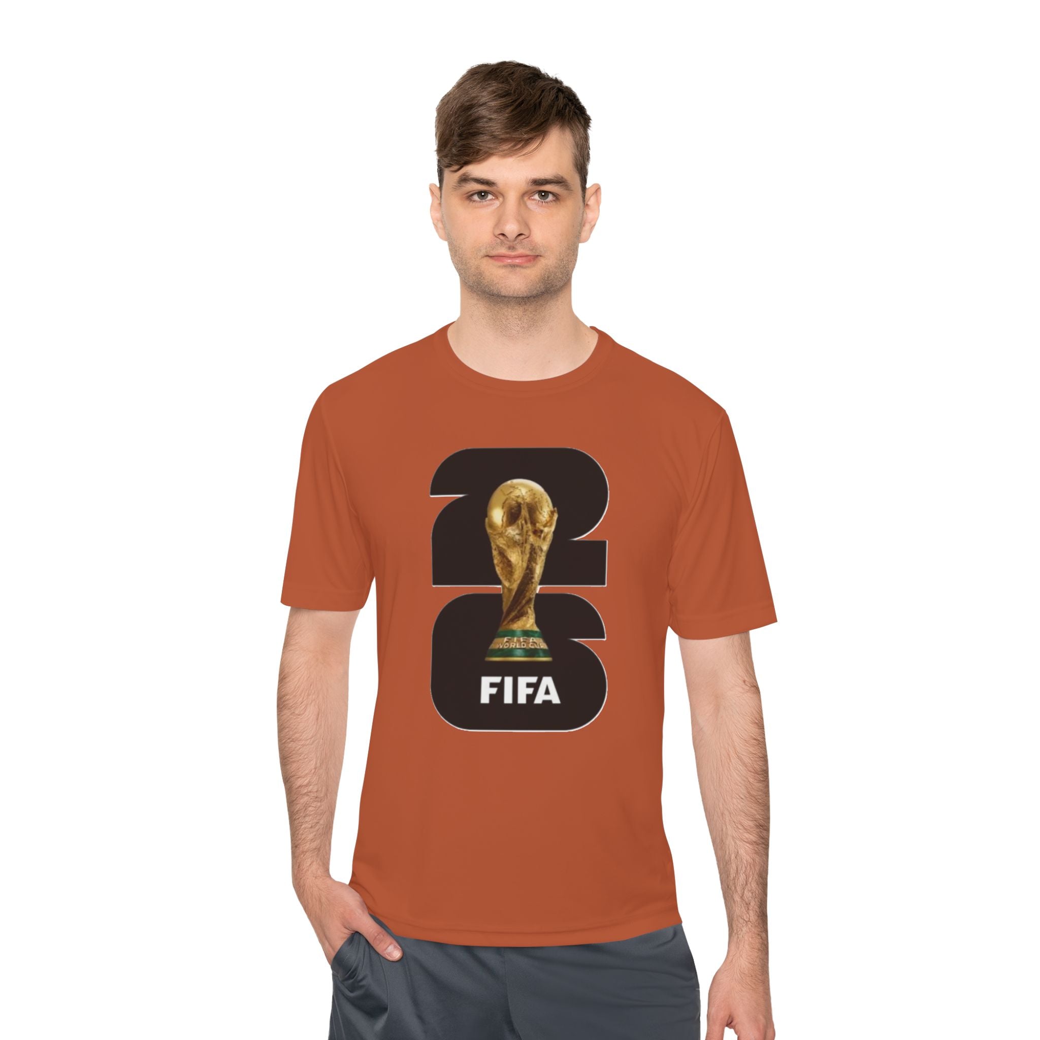 FIFA World Cup 26 Trophy Tee — Soccer Fan Moisture-Wicking Shirt