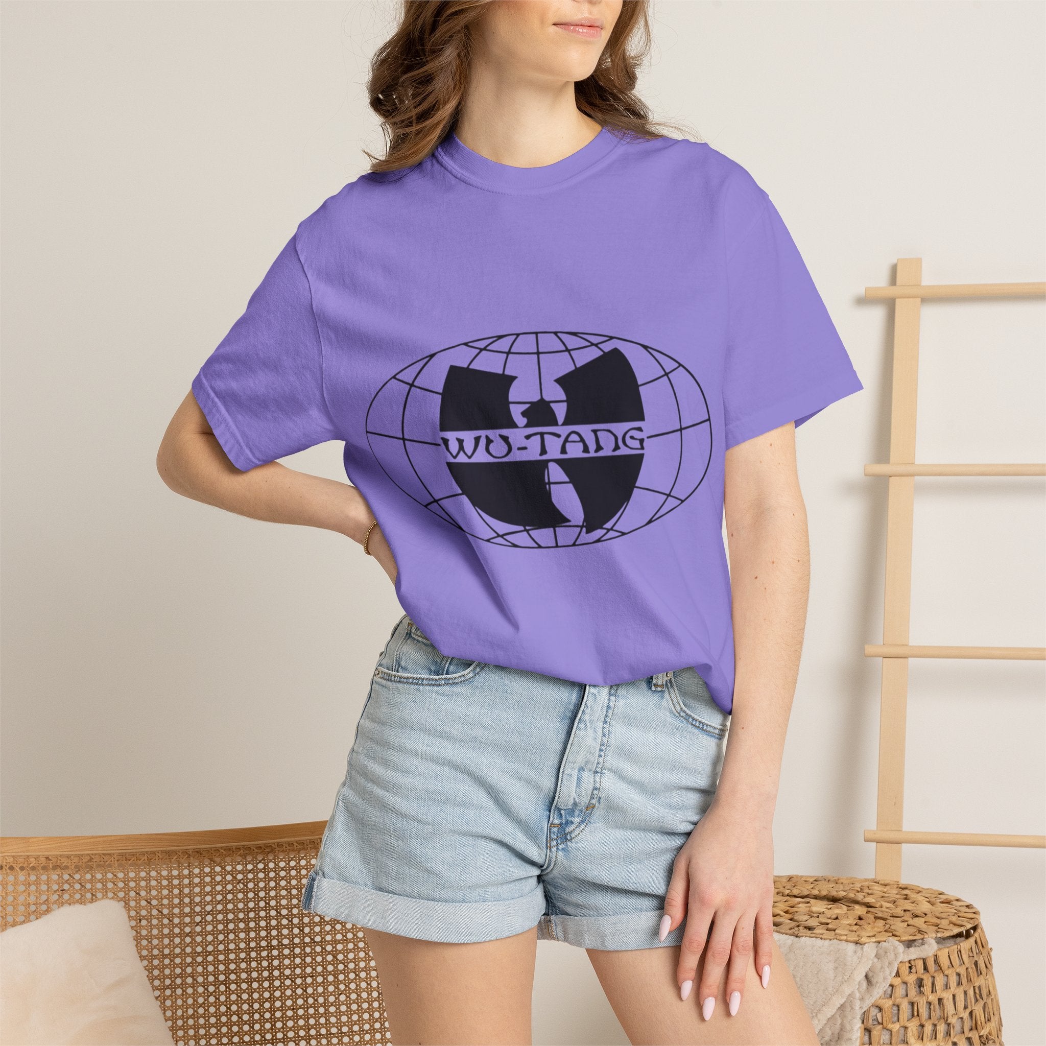 Wu-Tang Globe T-Shirt — Vintage Hip Hop Logo Tee