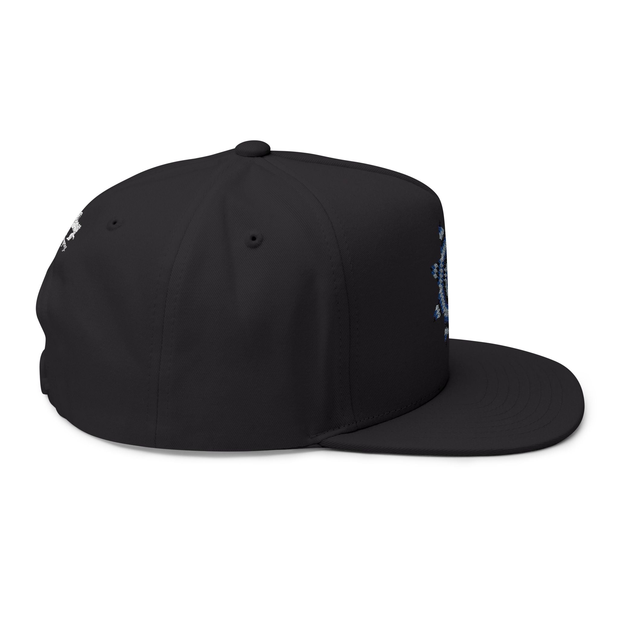 the Plug Clothing Company Embroidered Flat Bill - Native Geometric Star Logo