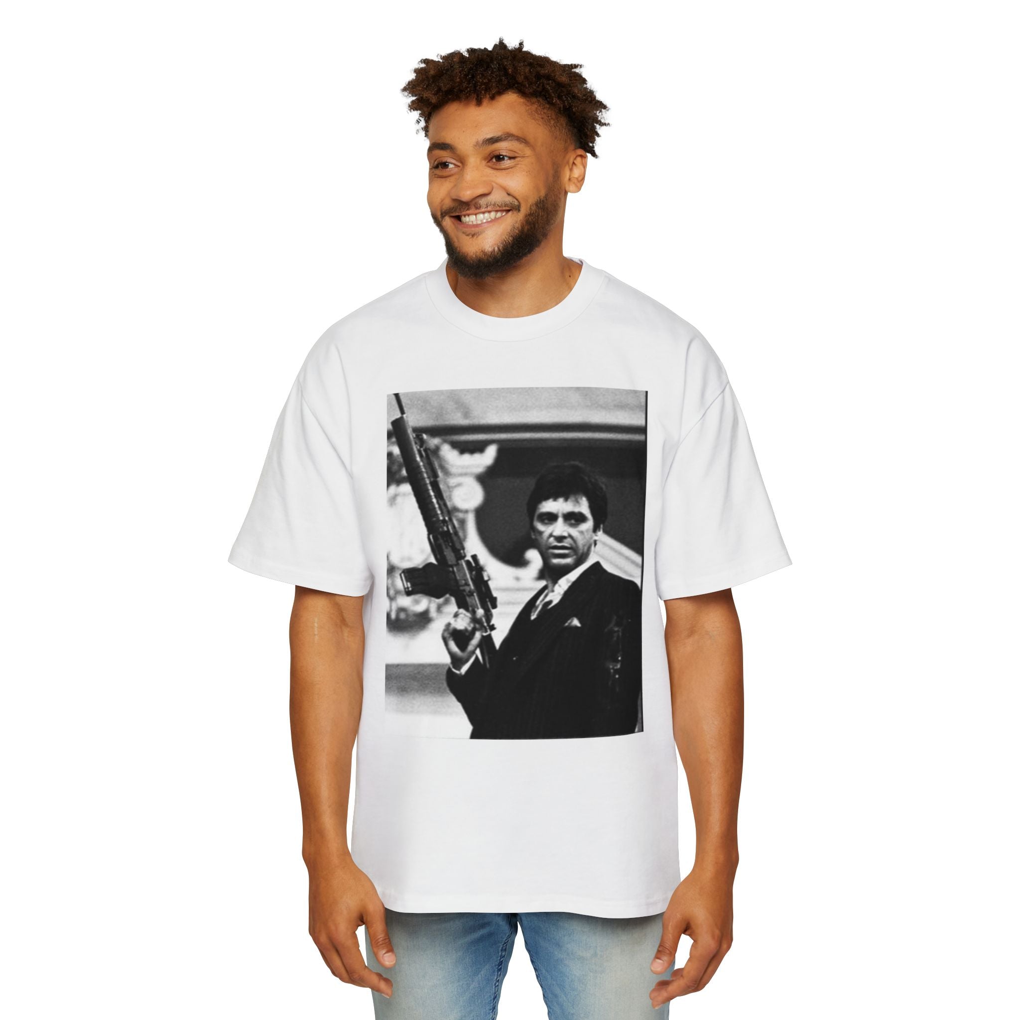 Graphic Scarface Tee — Heavy Oversized T-Shirt