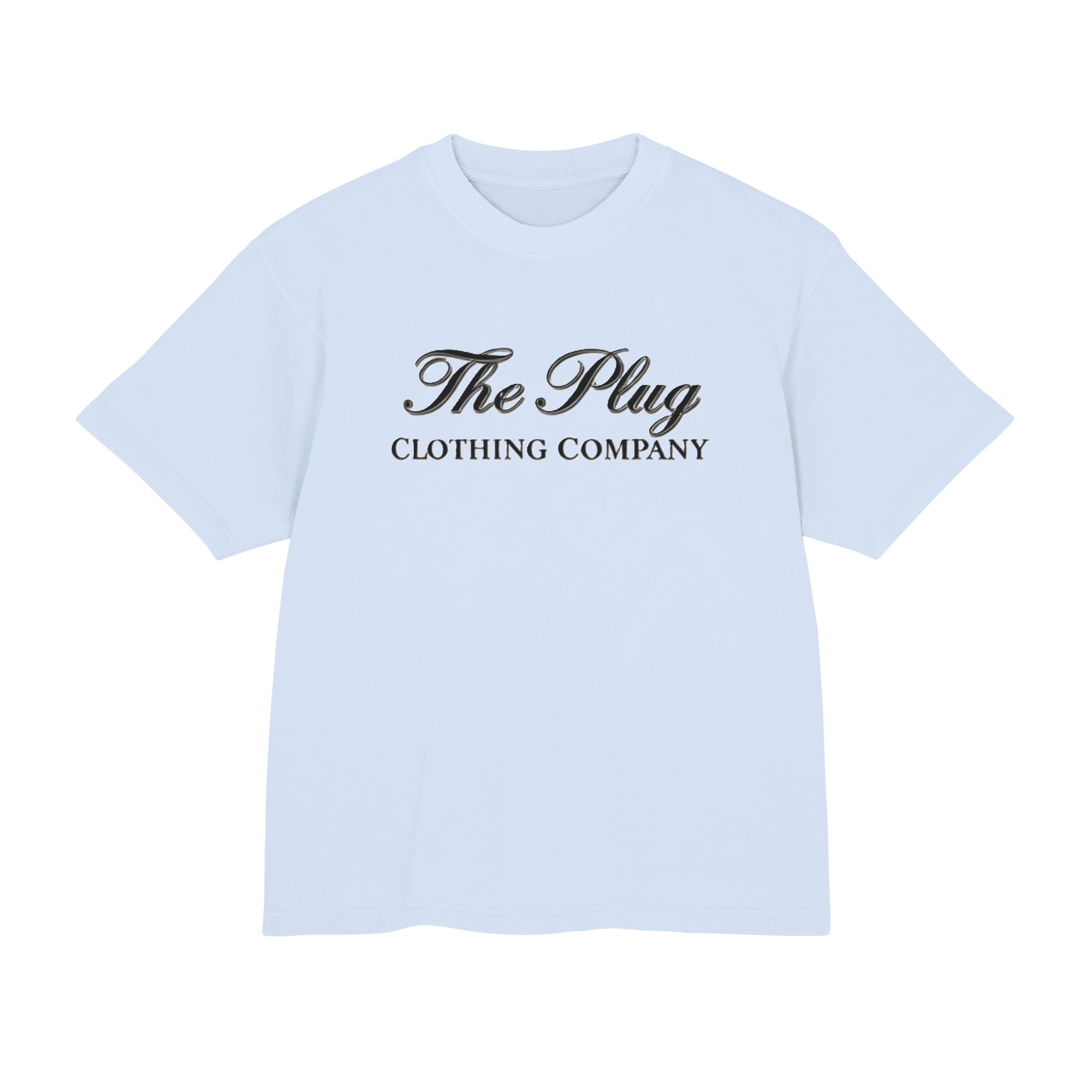 Vintage Script Logo Tee — The Plug Clothing Co. Heavyweight Urban Tee