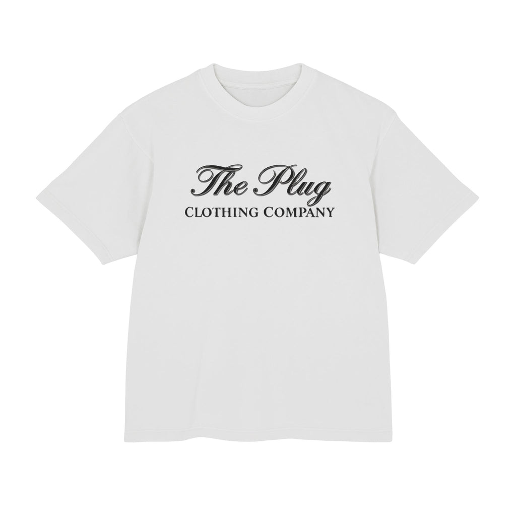 Vintage Script Logo Tee — The Plug Clothing Co. Heavyweight Urban Tee