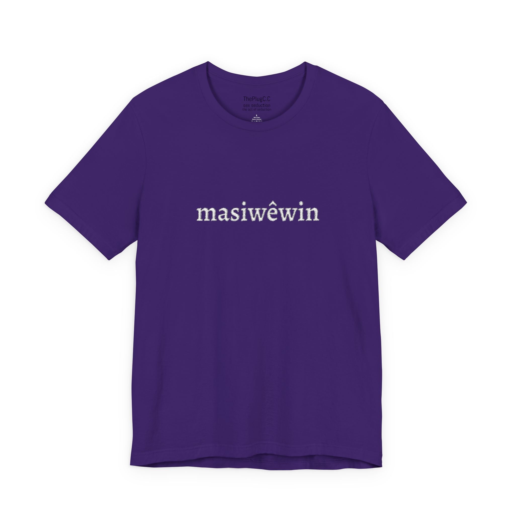 masiwêwin Script Tee - Cree Native Language T-Shirt