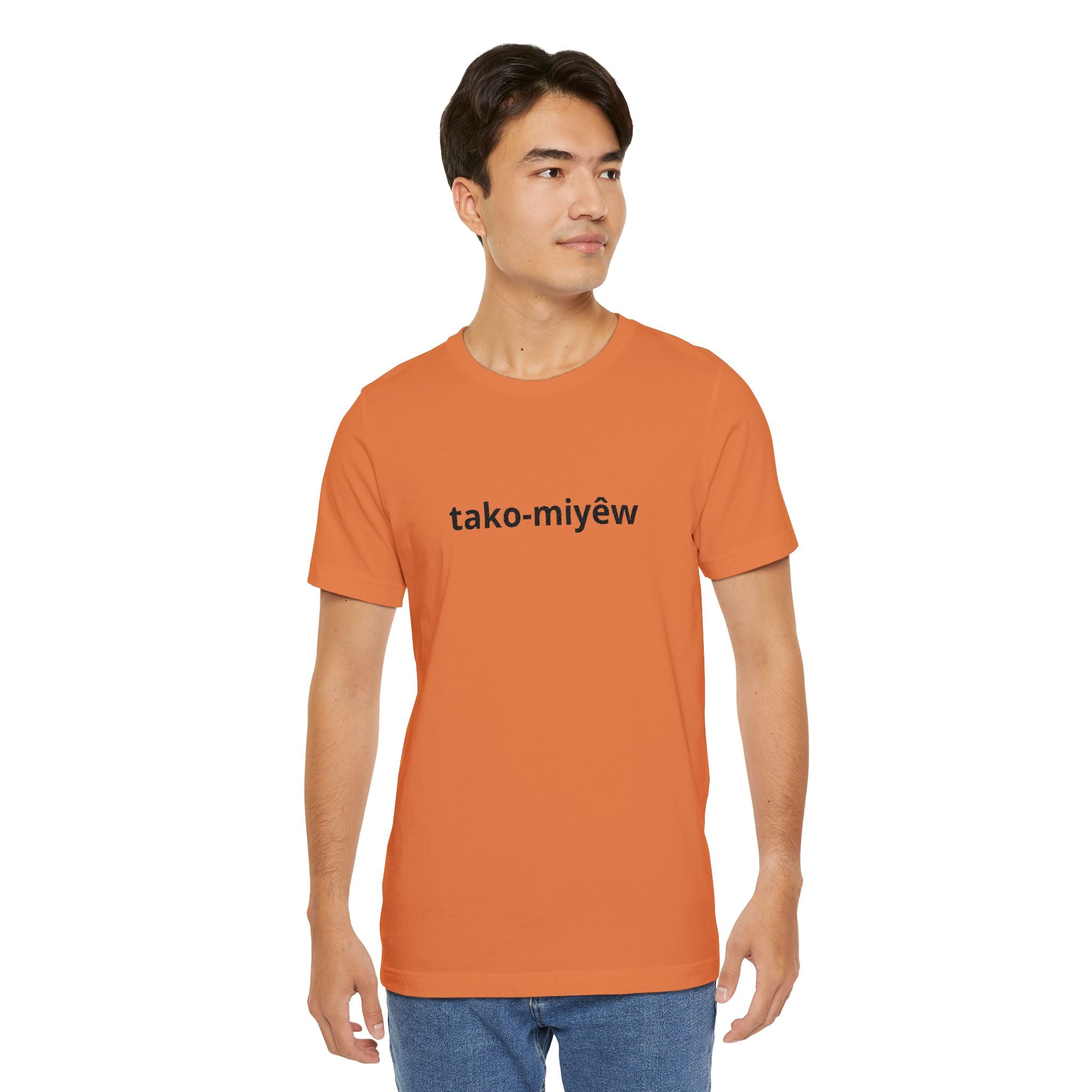 Tako-Miyêw Tee — Minimal Indigenous Language Graphic T-Shirt